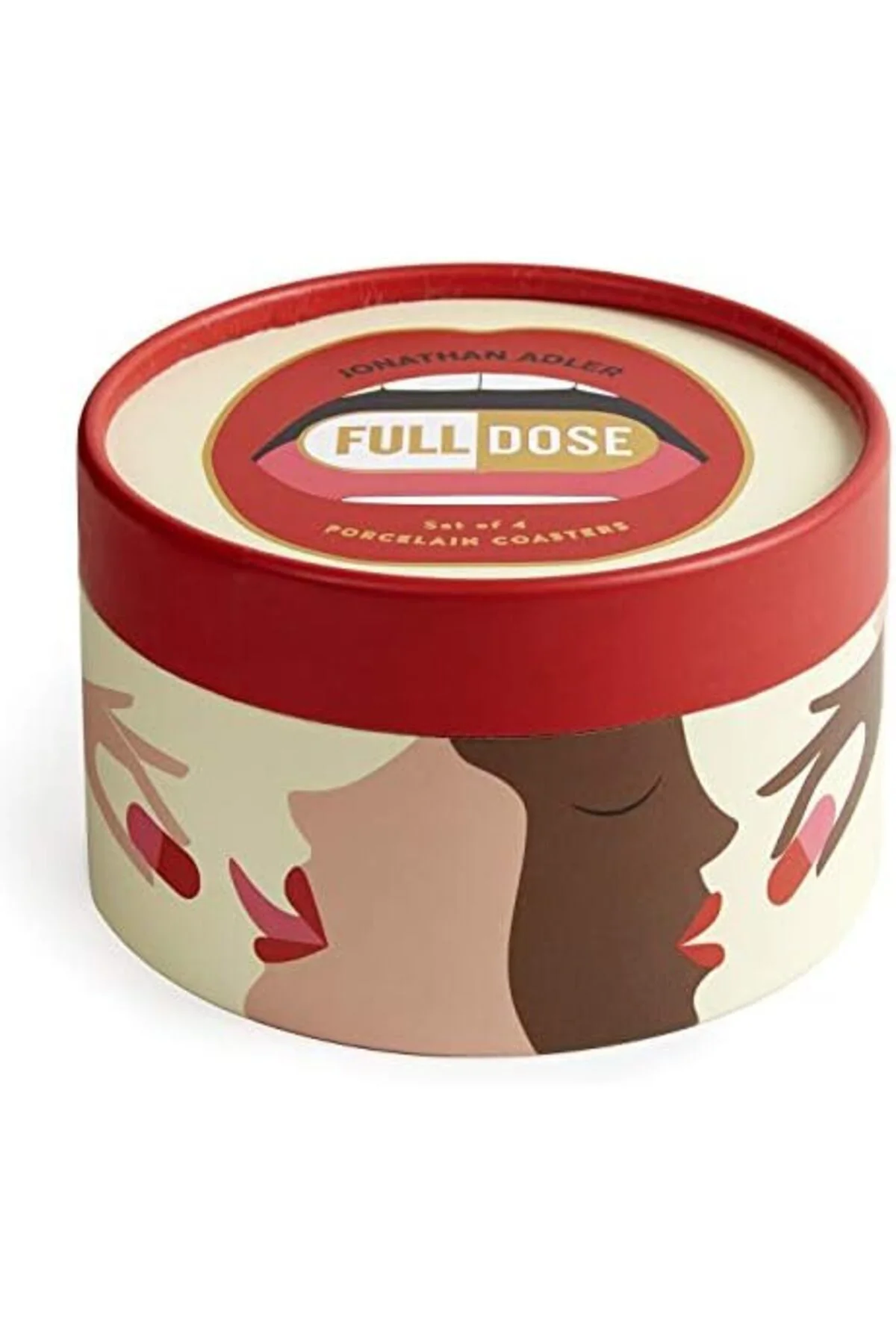 LuxShoping Jonathan Adler Full Dosis Untersetzer, Porzellan, Mult