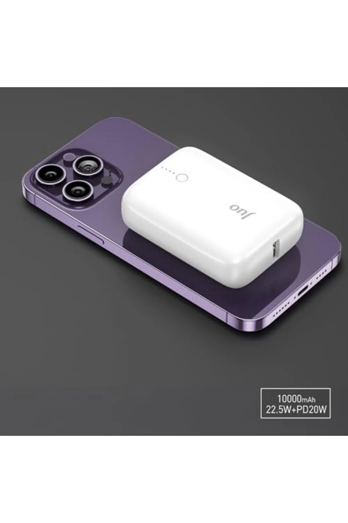LuxShoping Juo 10000mAh 20W USB-A + USB-C Powerbank Taşınabilir H