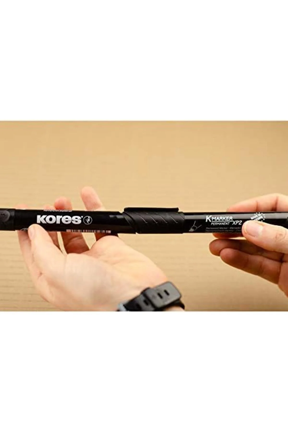 LuxShoping kalıcı marker set 3 – 5 mm konik baş kısım, siyah/mavi