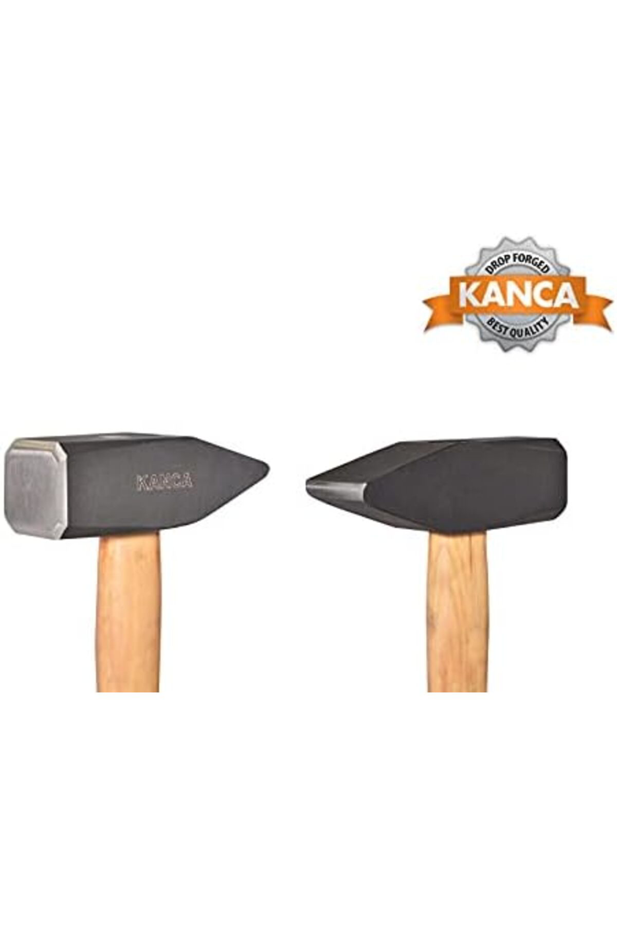 LuxShoping KANCA Özel Isıl İşlemli Ergonomik Ahşap Saplı Dövme Çe