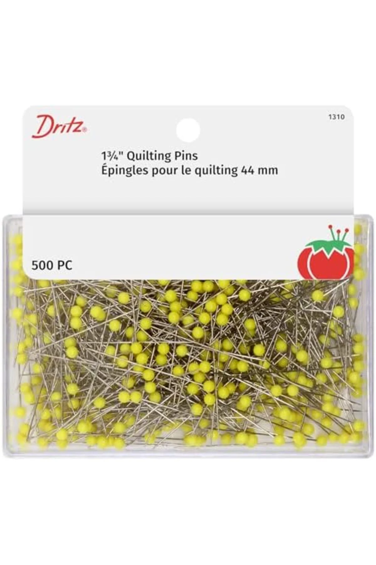 LuxShoping Kapitone Pins-Boyut 28 500/Paket, Sarı, 1-3/4-İnç 1142