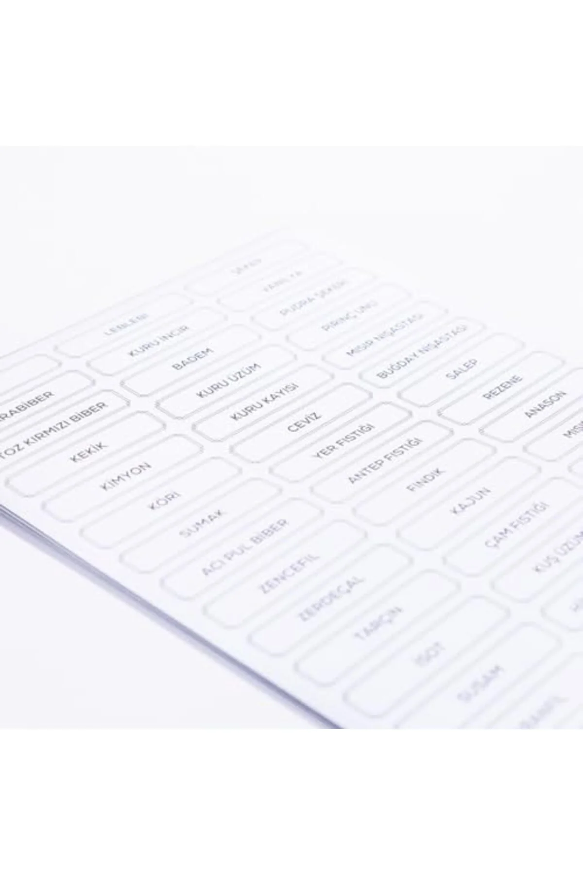 LuxShoping Karışık baharat, bakliyat, kuruyemiş sticker seti, 900