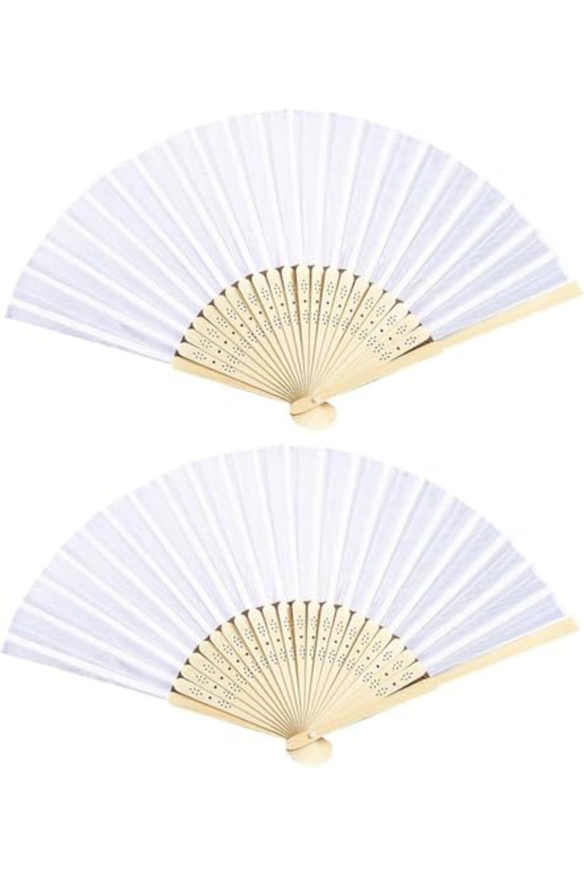 LuxShoping Katlanır vantilatörler, Premium 2'li Katlanabilir Bamb