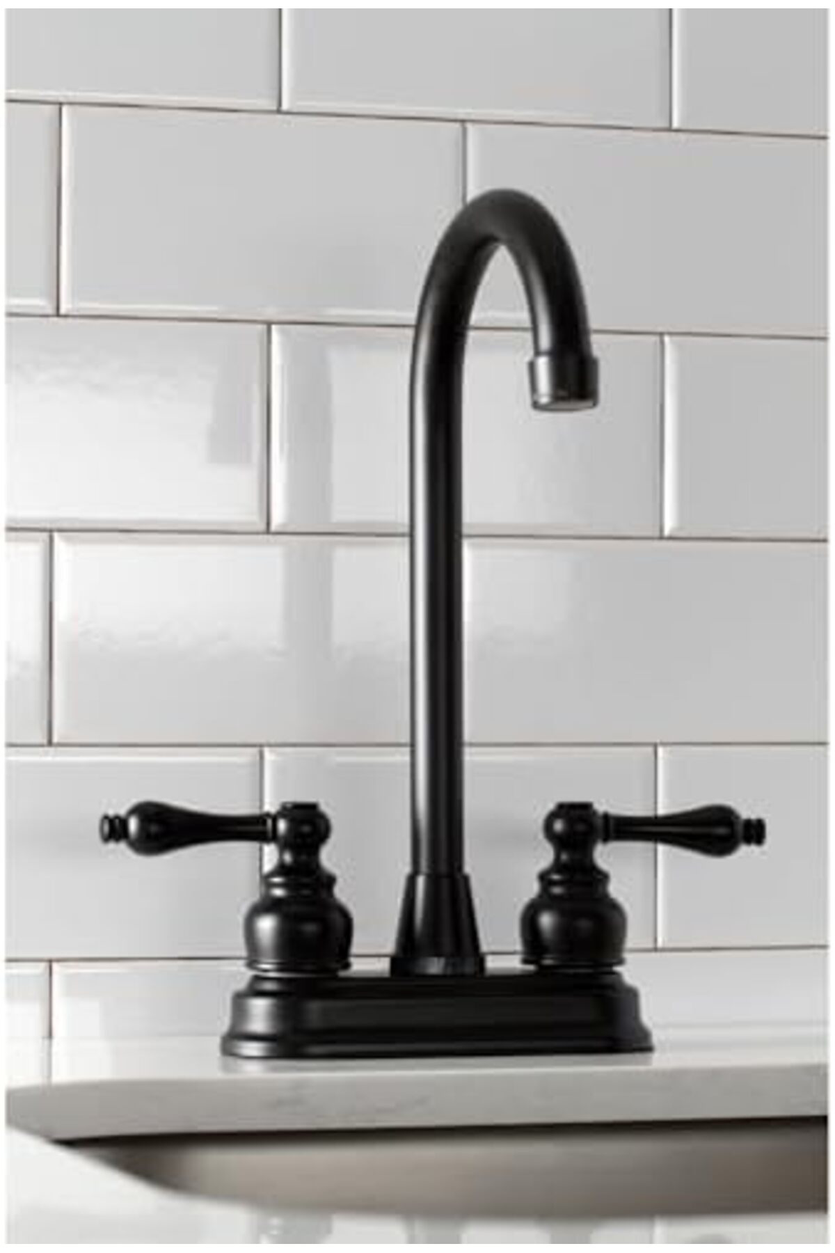 LuxShoping KB498AL Victoria Bar Musluk, 10,5 cm, Fırçalanmış Nike