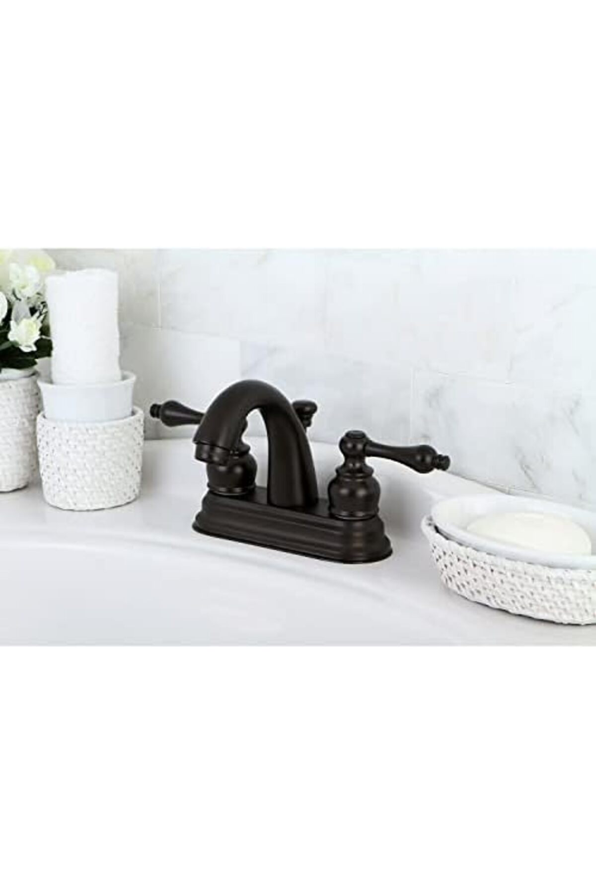 LuxShoping KB5611AL Restorasyon 10 cm Merkez Seti Tuvalet Musluğu