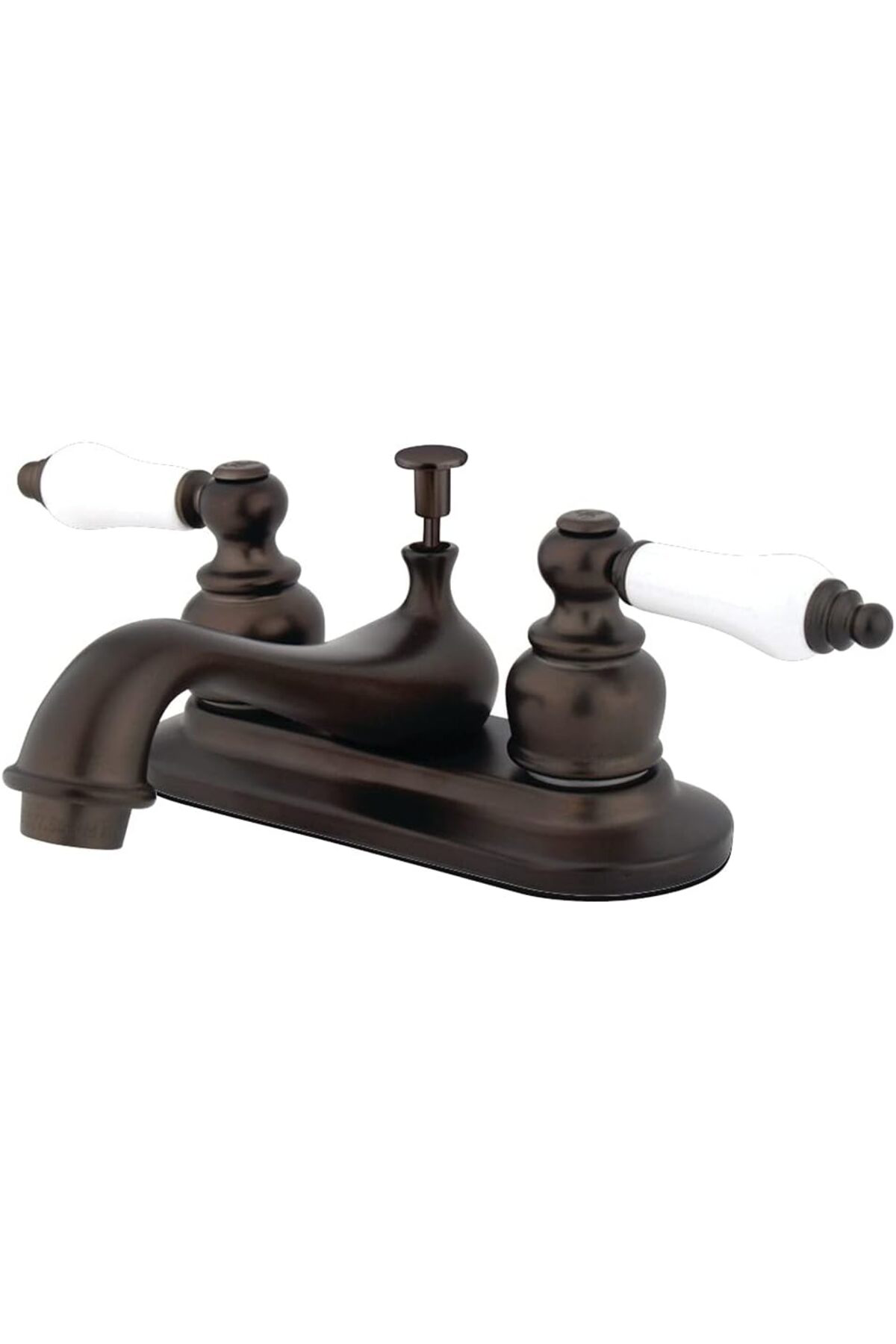 LuxShoping KB605B Lavabo Bataryası, 4 ", Yağ Ovuşturdu Bronz 1142
