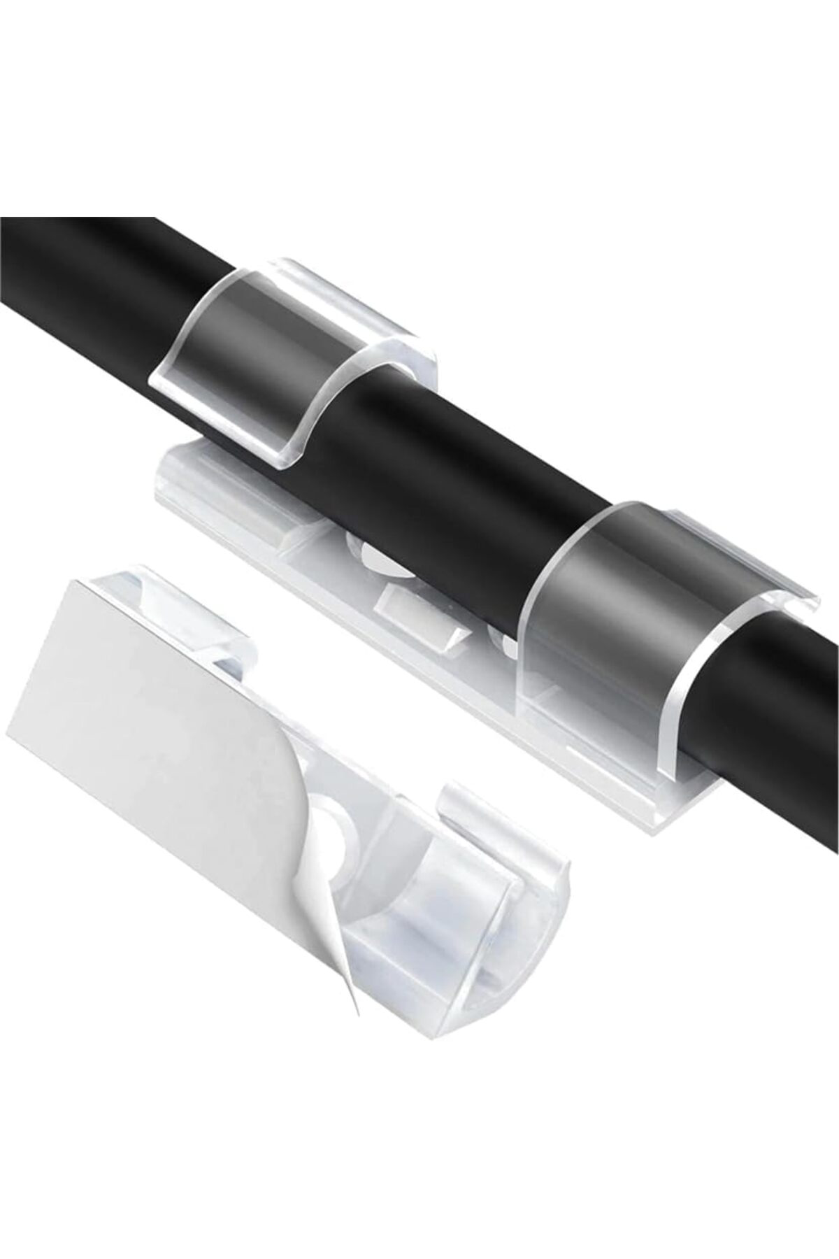 LuxShoping Kendinden Yapışkanlı Yeni Nesil Kablo Kancası Klips Tu