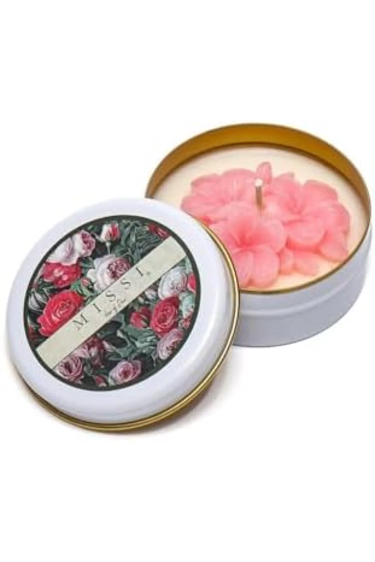 LuxShoping Kiss of Rose Kokulu Vegan Teneke Mum 1142128