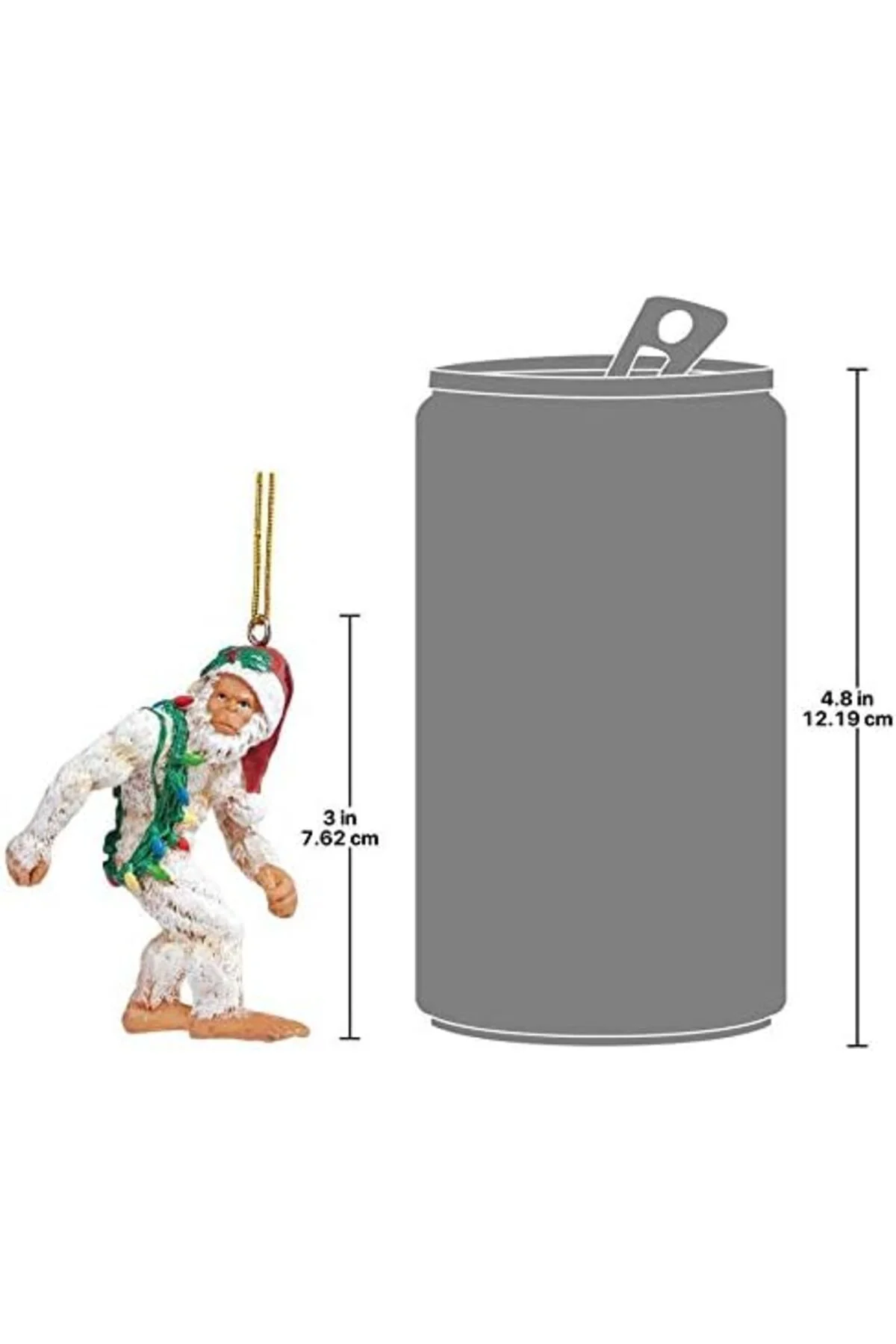 LuxShoping Koca Ayak Abominable Kardan Adam Yeti Tatil Süsü, Beya