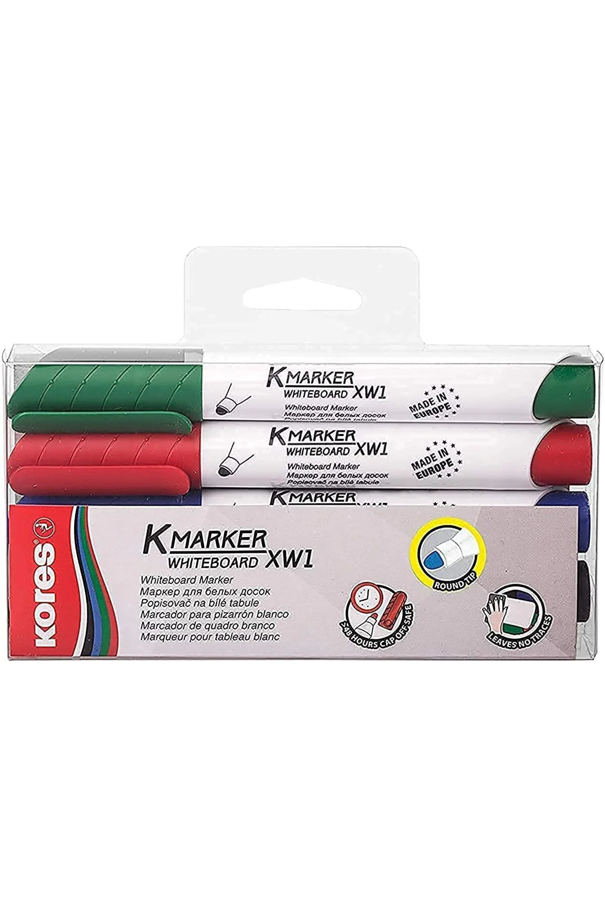 LuxShoping kolay kuruyan tahta Marker Set ile yuvarlak uçlu, 3 mm