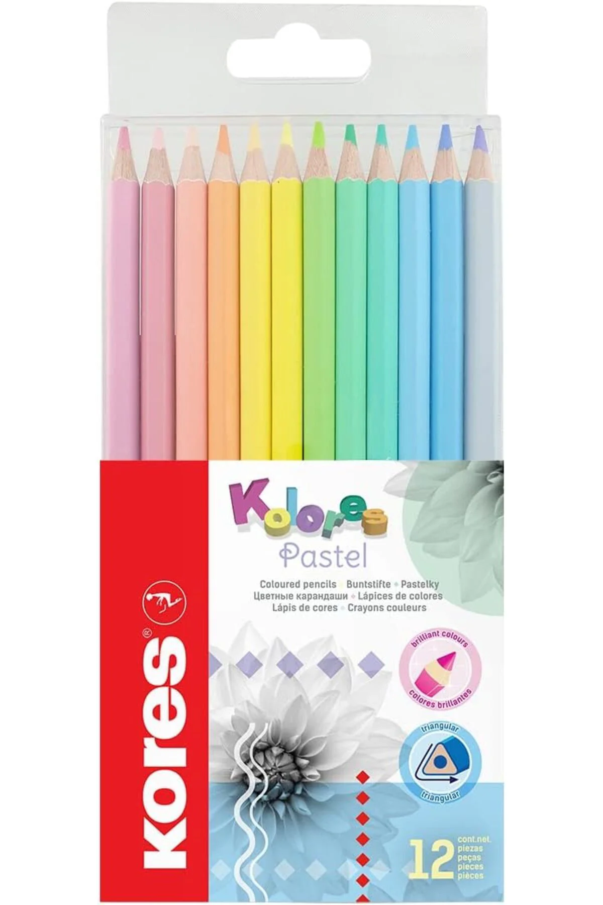 LuxShoping Kolores Pastel 12'li Ahşap Boya Kalemi 1142128