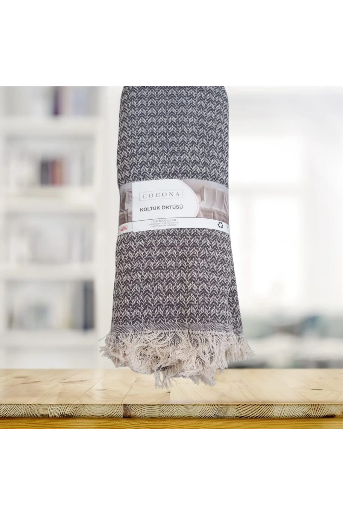 LuxShoping Koltuk Örtüsü Natural Pamuklu Koltuk Şalı Çekyat Örtüs