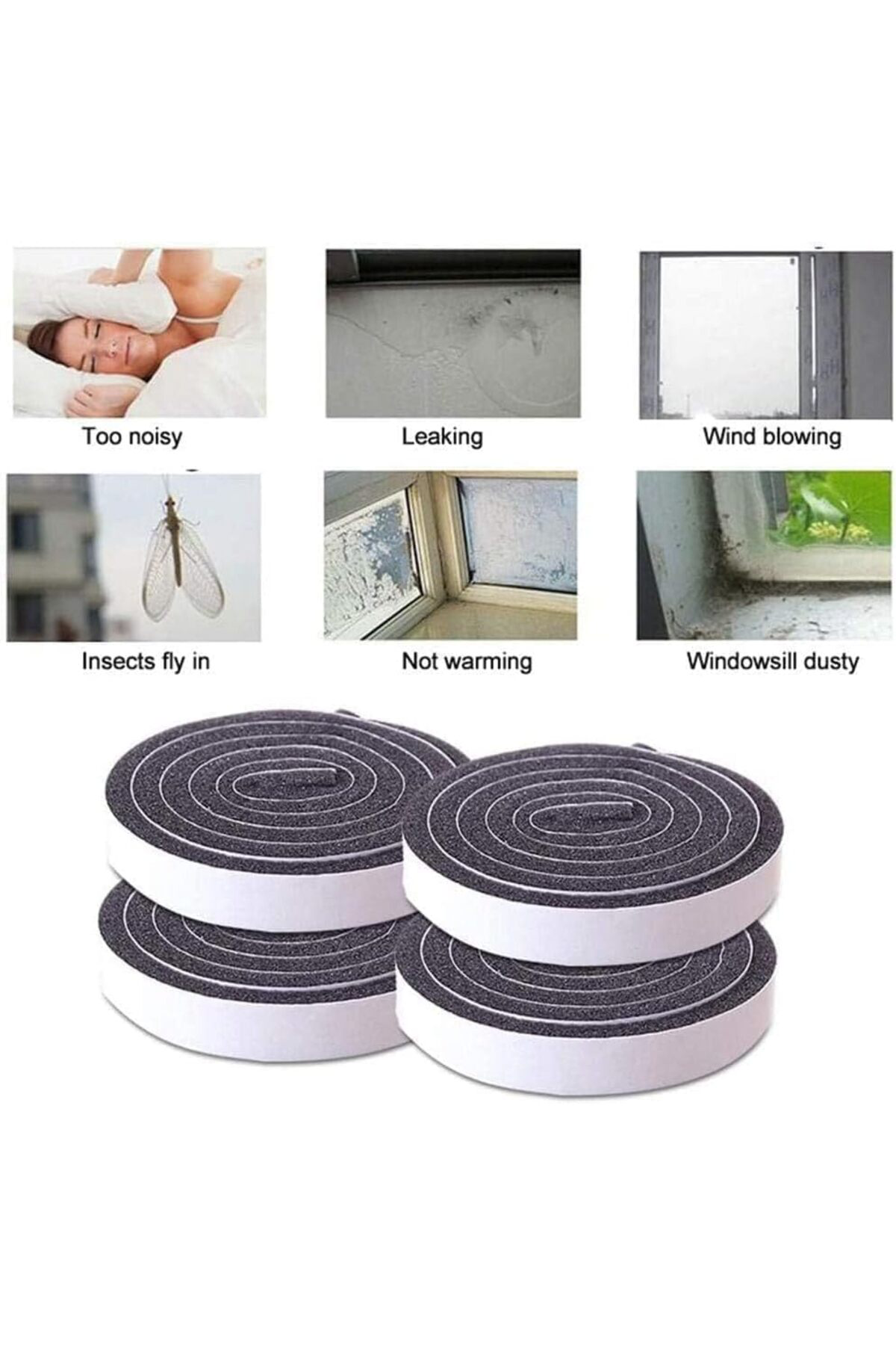 LuxShoping Köpük yalıtım bandı, Ses yalıtımlı şok emici kapı hava