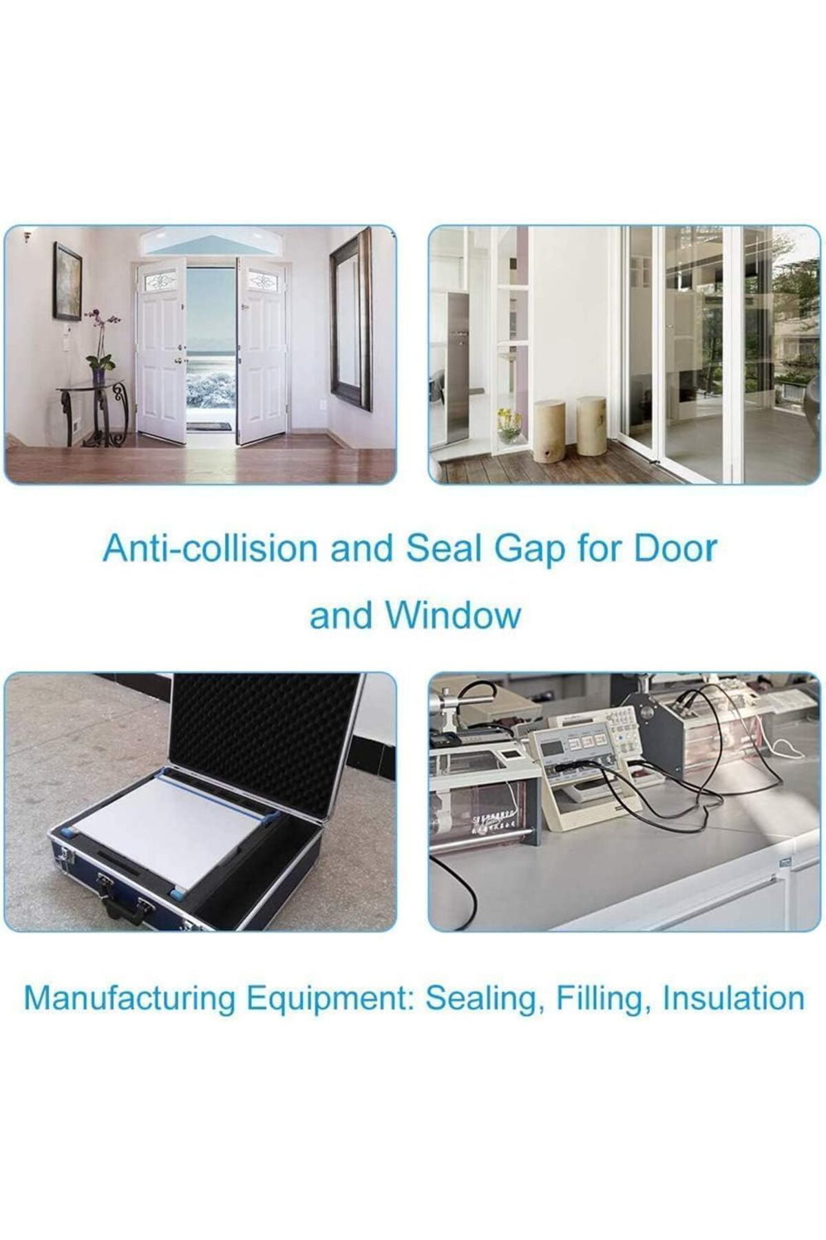 LuxShoping Köpük yalıtım bandı, Ses yalıtımlı şok emici kapı hava