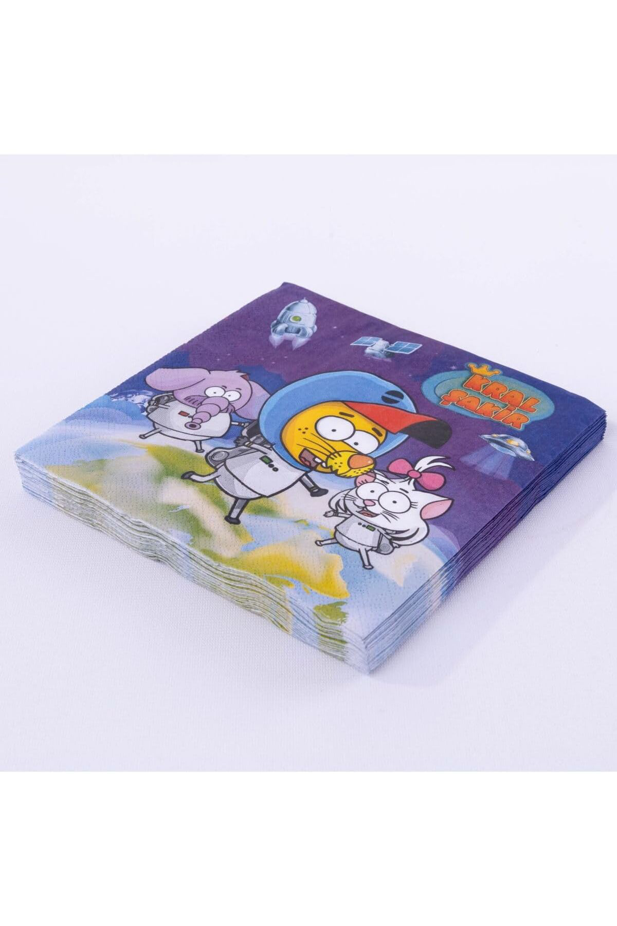 LuxShoping Kral Şakir temalı 20 adet peçete, 33x33 cm 1142128