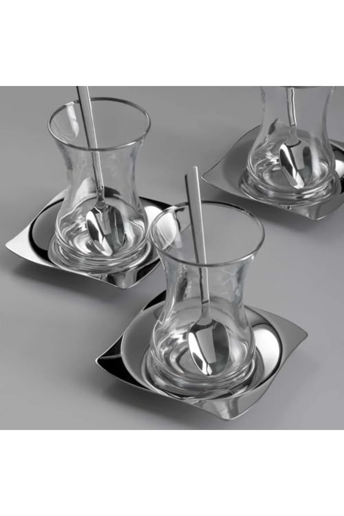 LuxShoping Kybele 18 Parça Çelik Çay Seti 1142128