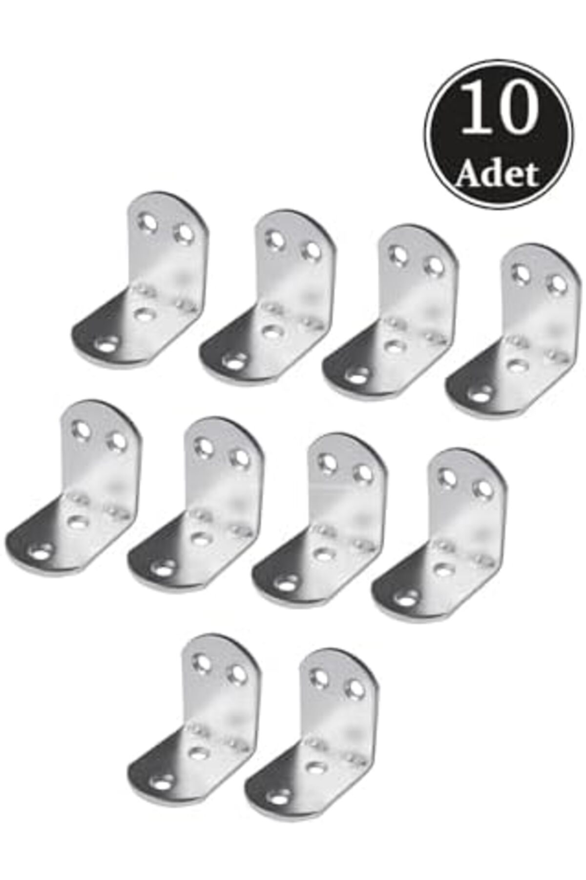 LuxShoping L Demir Gönye Köşebent, 30x30x23 mm, Kenar, Köşe Bağla