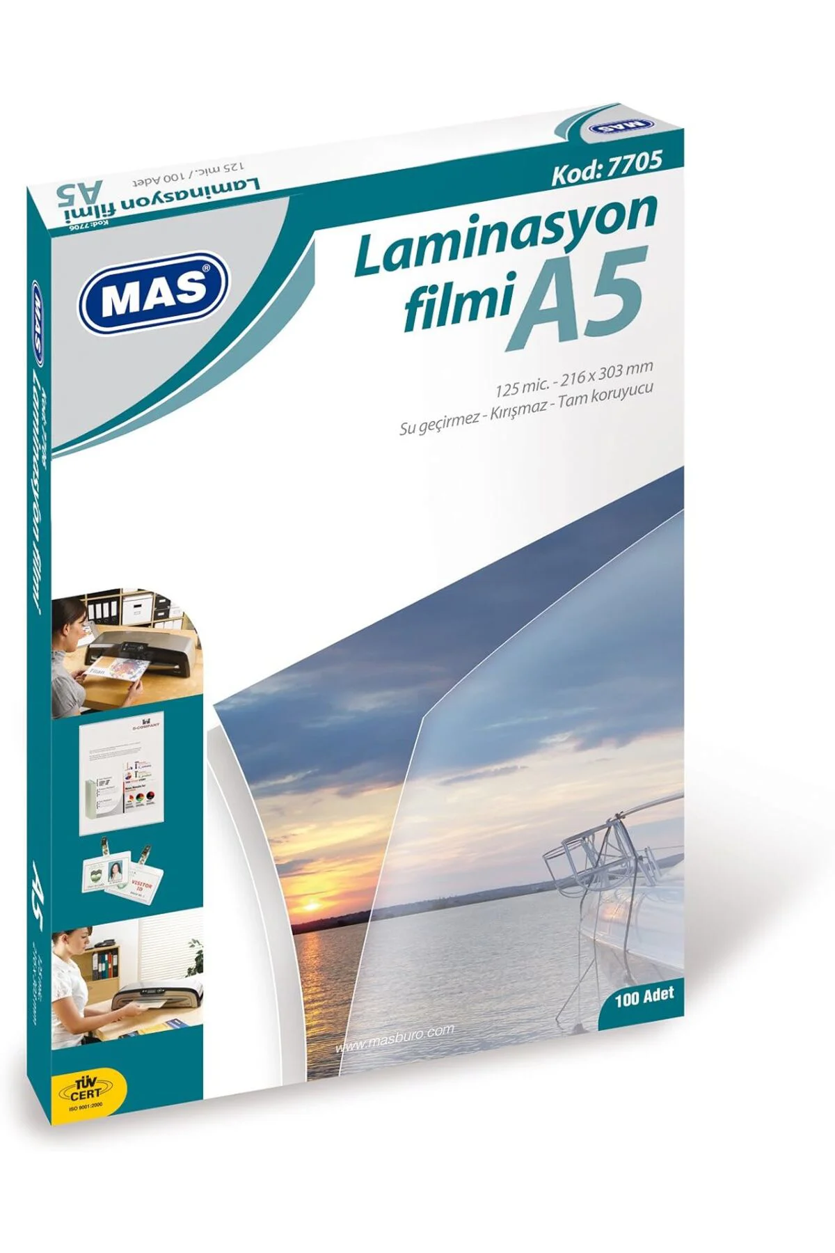 LuxShoping Laminasyon Filmi A5 Şeffaf 1142128
