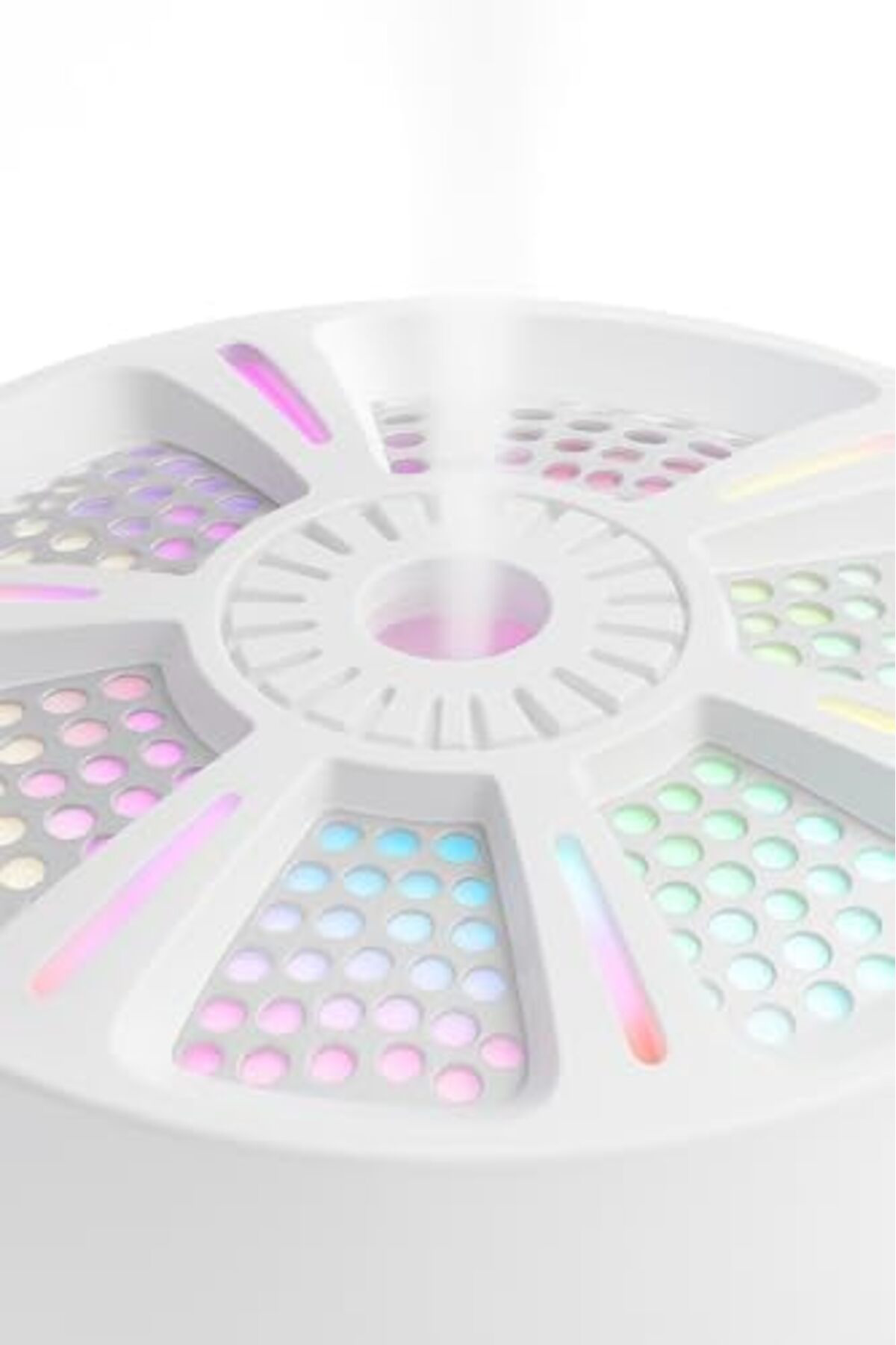 LuxShoping LED Işıklı Mini Aroma Difüzör Beyaz USB Hava Nemlendir
