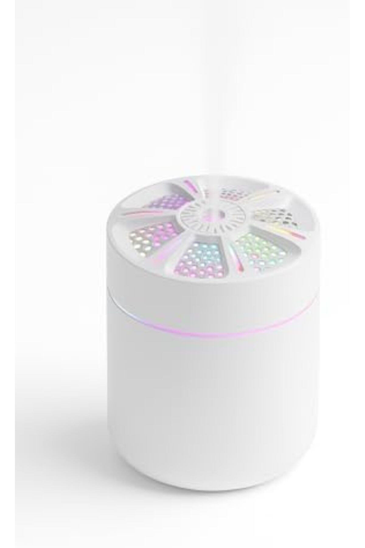 LuxShoping LED Işıklı Mini Aroma Difüzör Beyaz USB Hava Nemlendir