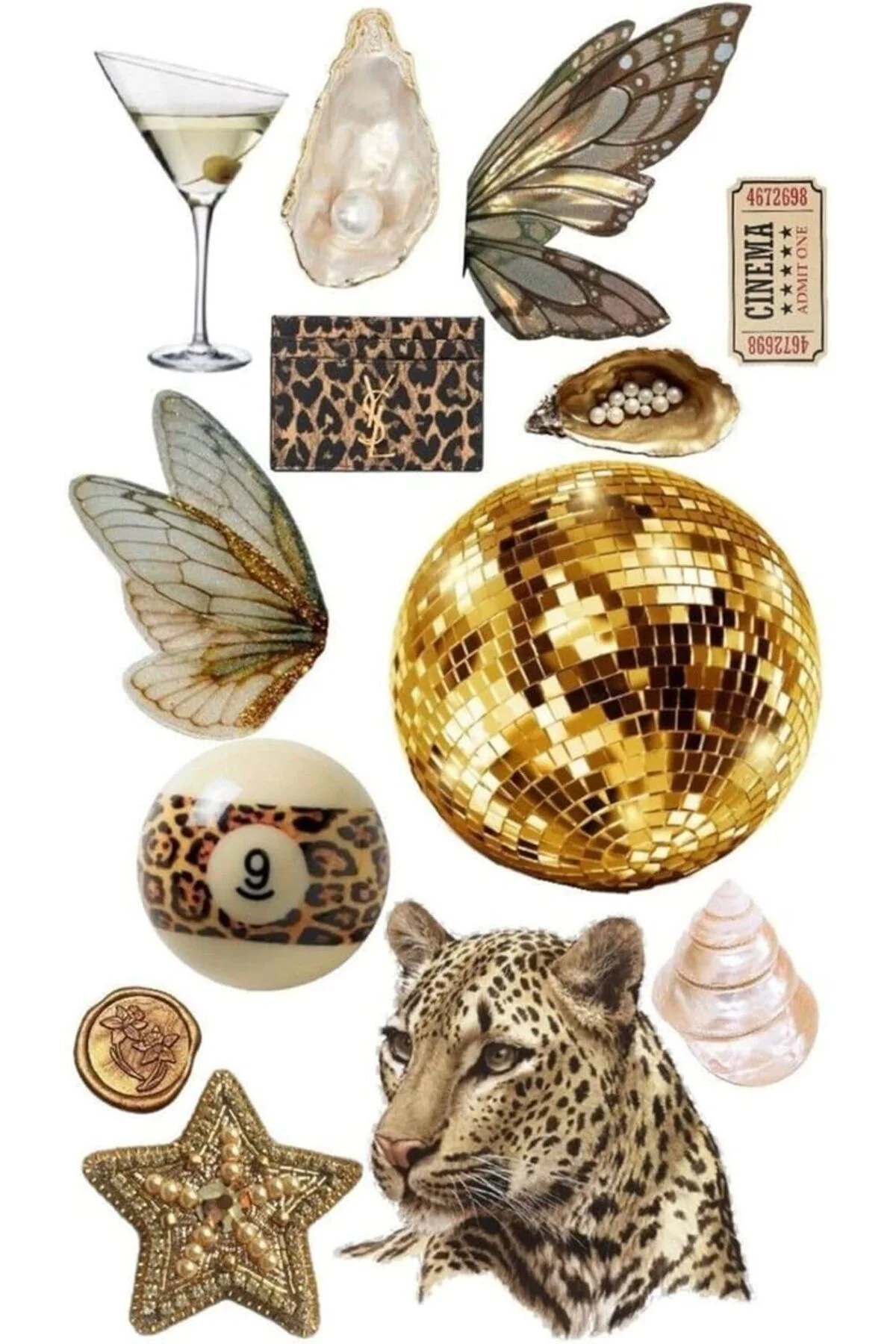 LuxShoping Leopar Temalı Laptop Tablet Telefon Ajanda Bullet Jour