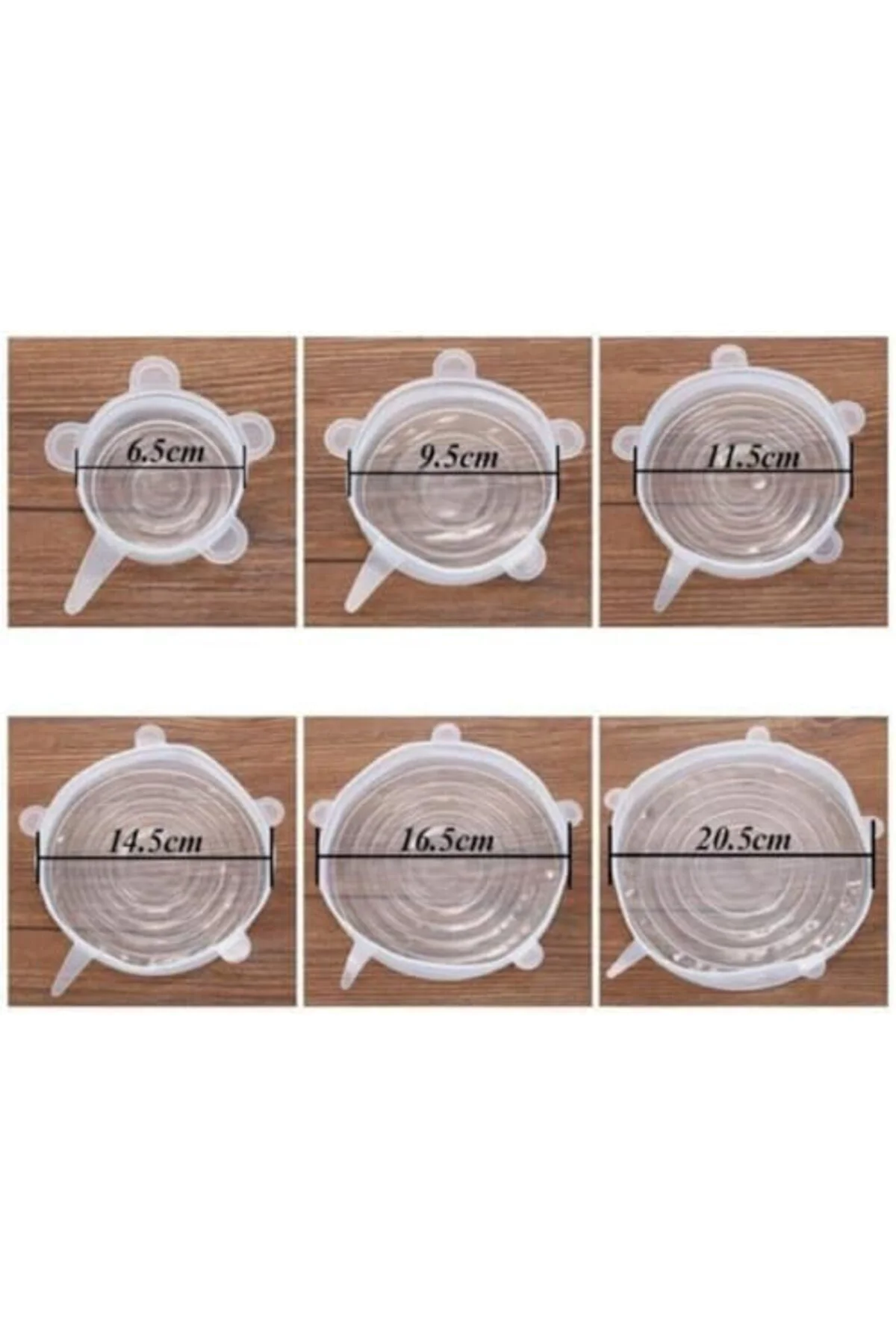 LuxShoping Life 6 lı Tazeliği Koruyan Silikon Streç Kapak MIT1031
