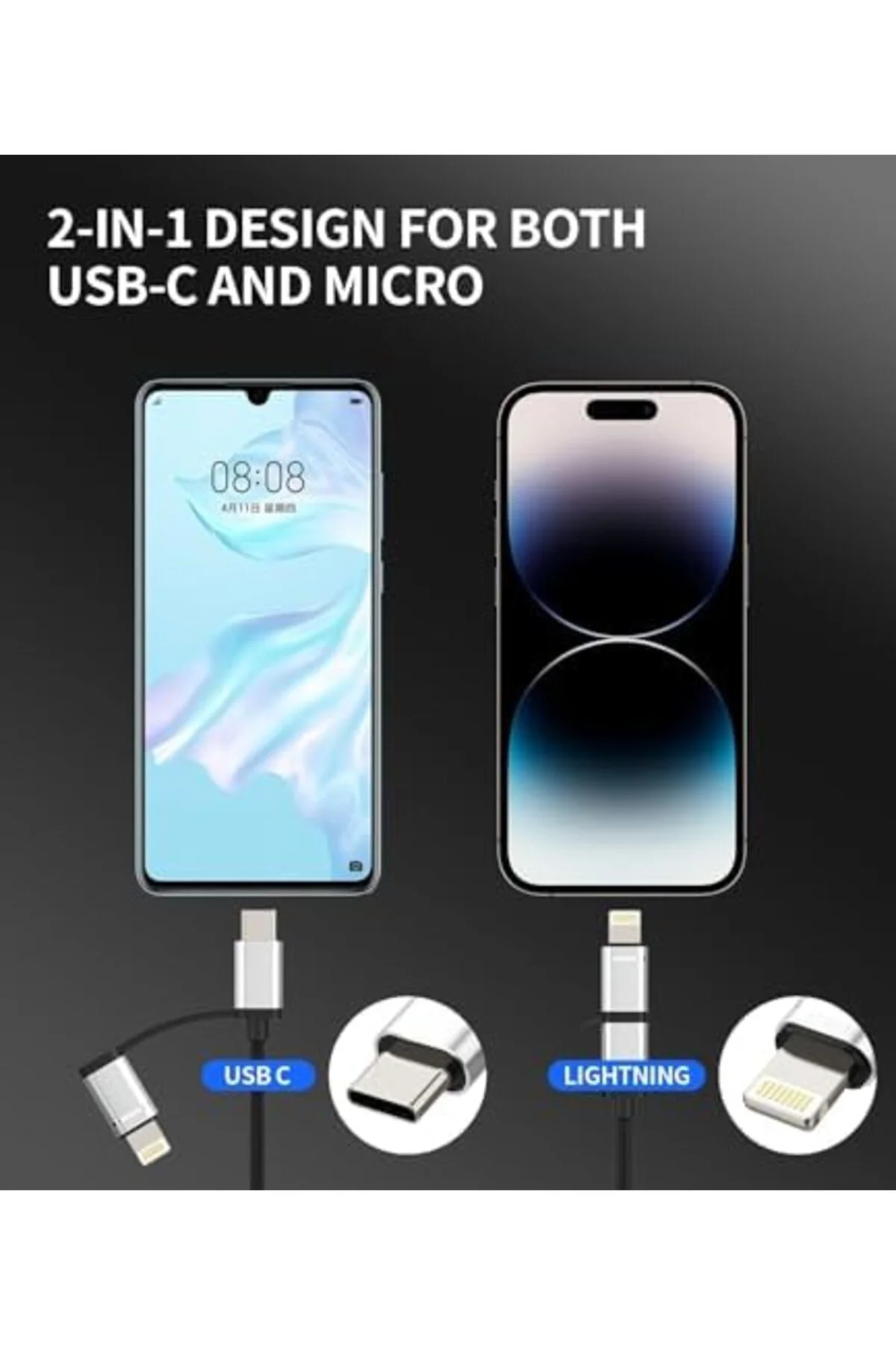 LuxShoping Lightning ve pd Type C USB OTG (PD Lightning TYPE C US