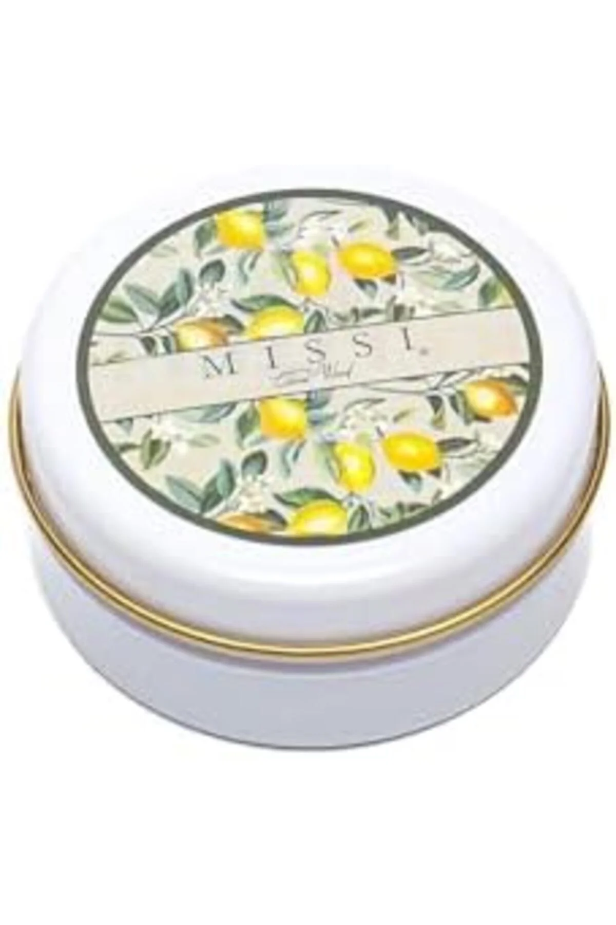 LuxShoping Limon Çiçeği Kokulu Vegan Teneke Mum 1142128