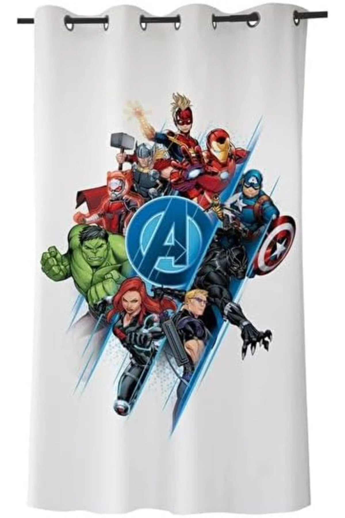 LuxShoping Lisanslı Avengers Tekli Hazır Fon Perde 1142128