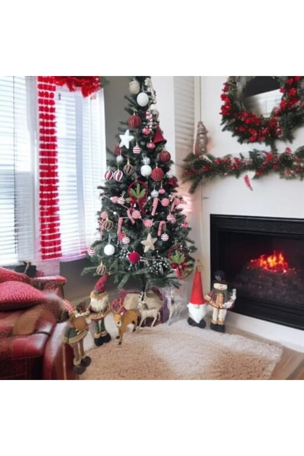 LuxShoping LÜKS YILBAŞI PARLAK DİSKO TOPU 6CM GÜMÜŞ 6LI AST7021 1