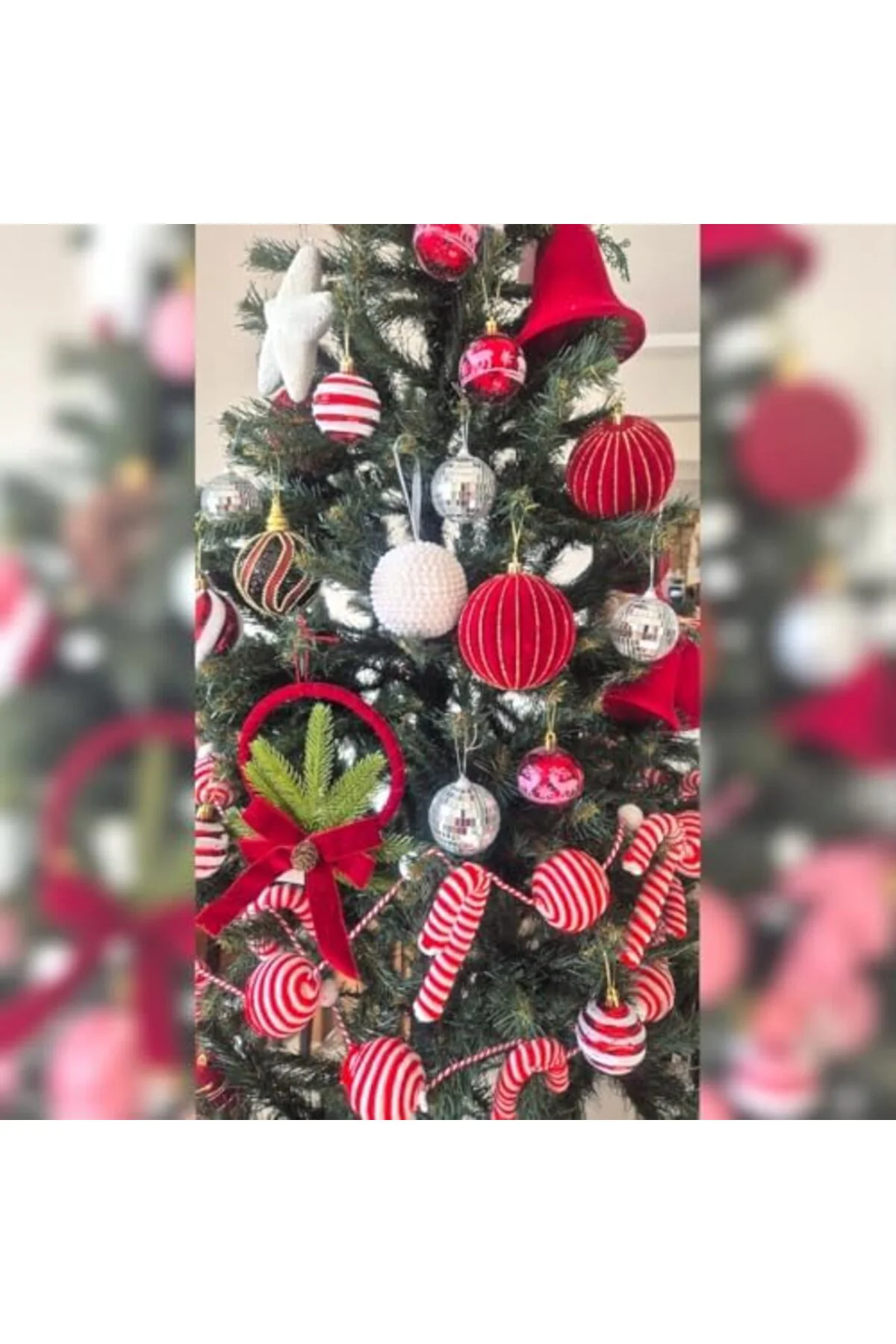 LuxShoping LÜKS YILBAŞI PARLAK DİSKO TOPU 6CM GÜMÜŞ 6LI AST7021 1