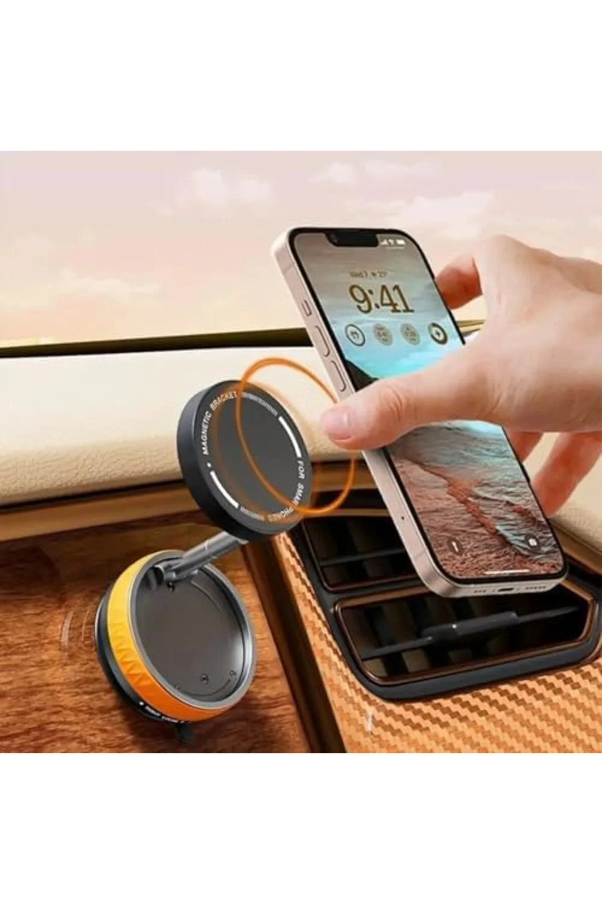 LuxShoping Manyetik Araç Telefon Tutucu 360° Döner Başlık – Mekan LuxShoping Manyetik Araç Telefon Tutucu 360° Döner Başlık – Mekan