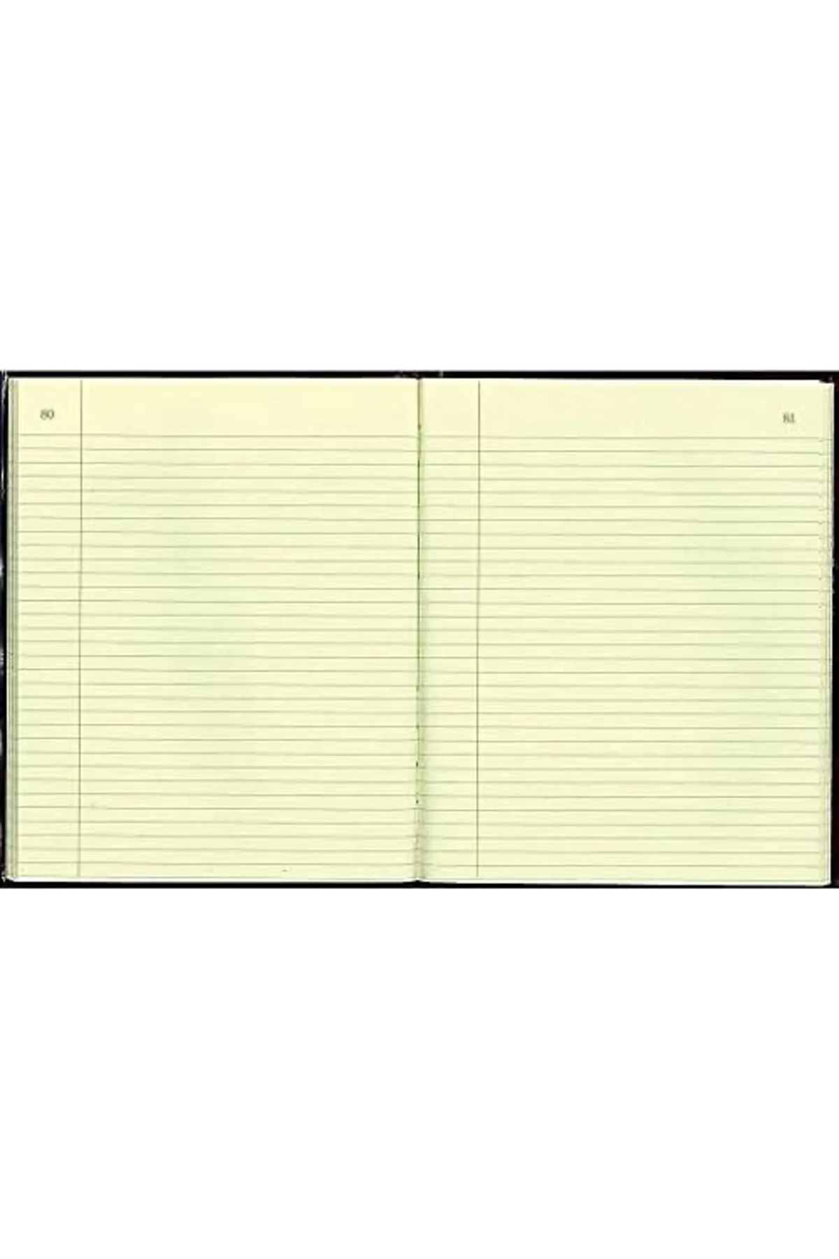 LuxShoping Marka Texhide Serisi Kayıt Defteri, 26,4 x 21,4 cm Siy