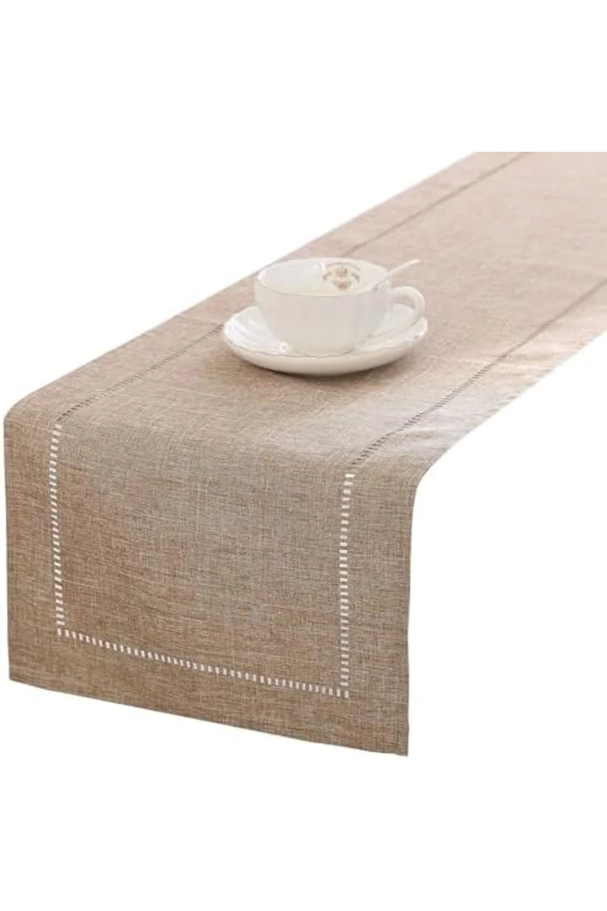LuxShoping Masa Üstü Örtüsü, 32x180cm dekoratif keten masa örtüsü