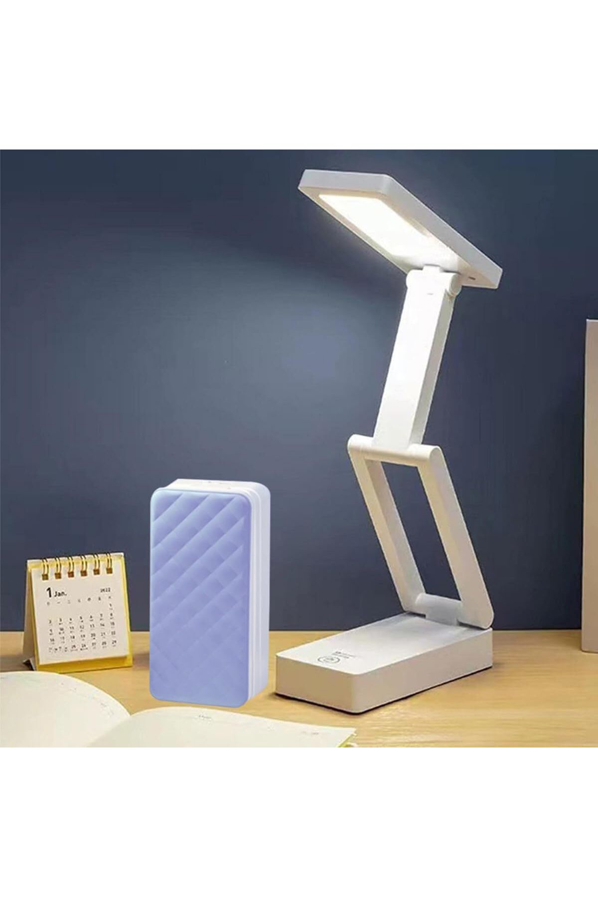 LuxShoping Masaüstü Şarjlı Katlanabilir Portatif LED Aydınlatma/G LuxShoping Masaüstü Şarjlı Katlanabilir Portatif LED Aydınlatma/G