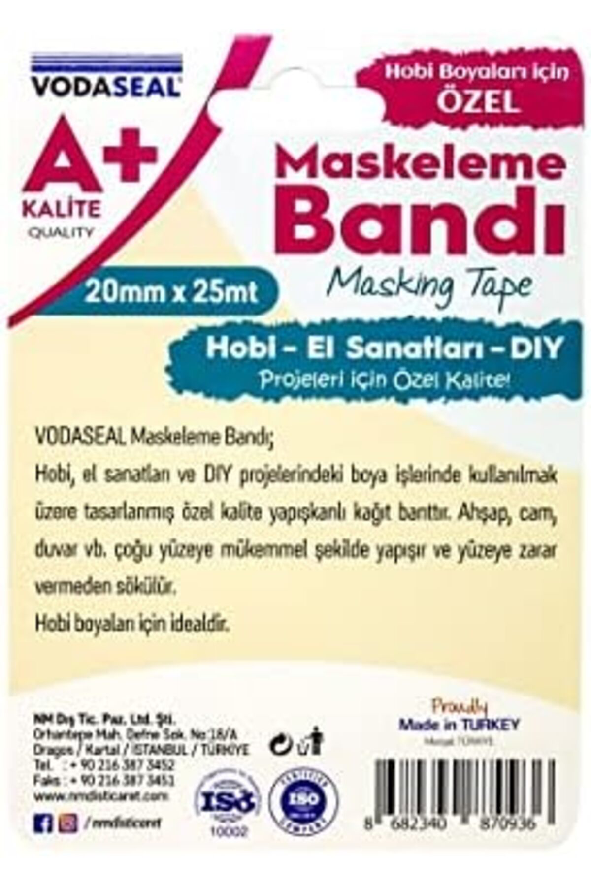 LuxShoping Maskeleme Bandı 20MMX25MT-A -Plus 1142128