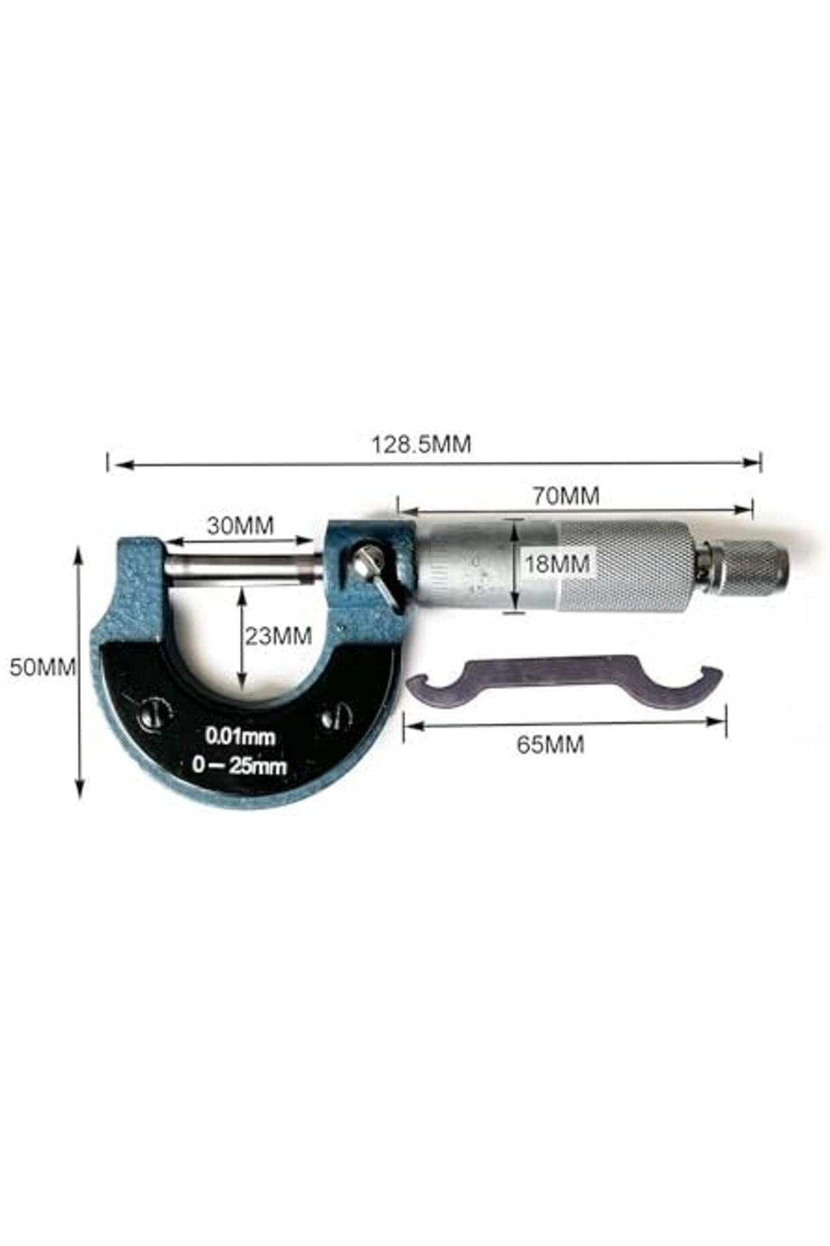 LuxShoping Mekanik Mikrometre 0-25mm 0.01mm Renkli 1142128