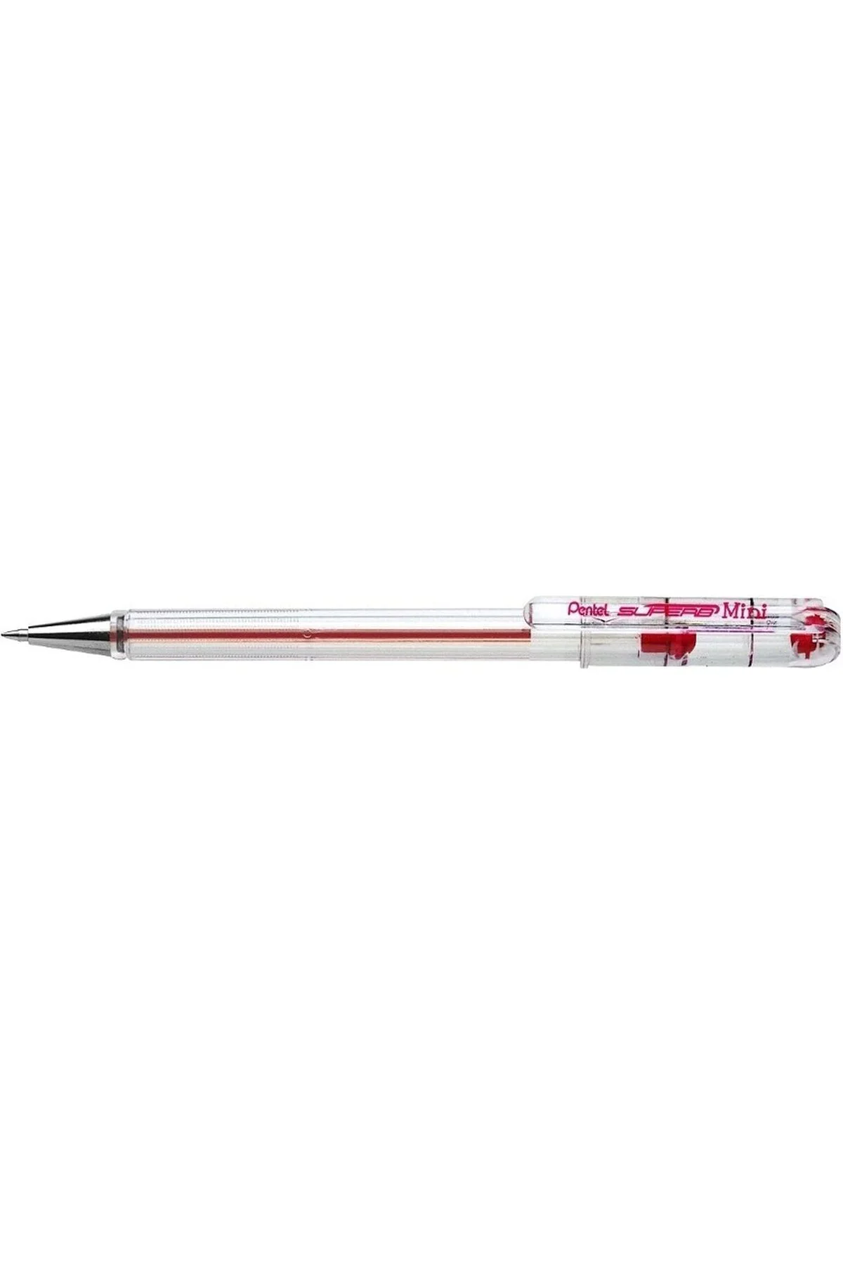 LuxShoping Mini 0.7 mm Yağ Bazlı Roller Kalem 12'li Kutu KIRMIZI 