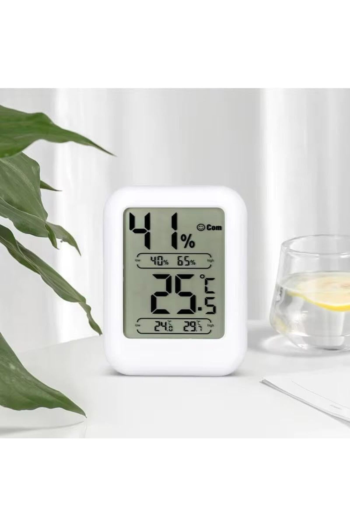 LuxShoping Mini Masa Üstü Dijital Termometre ve Nem Ölçer – Kompa