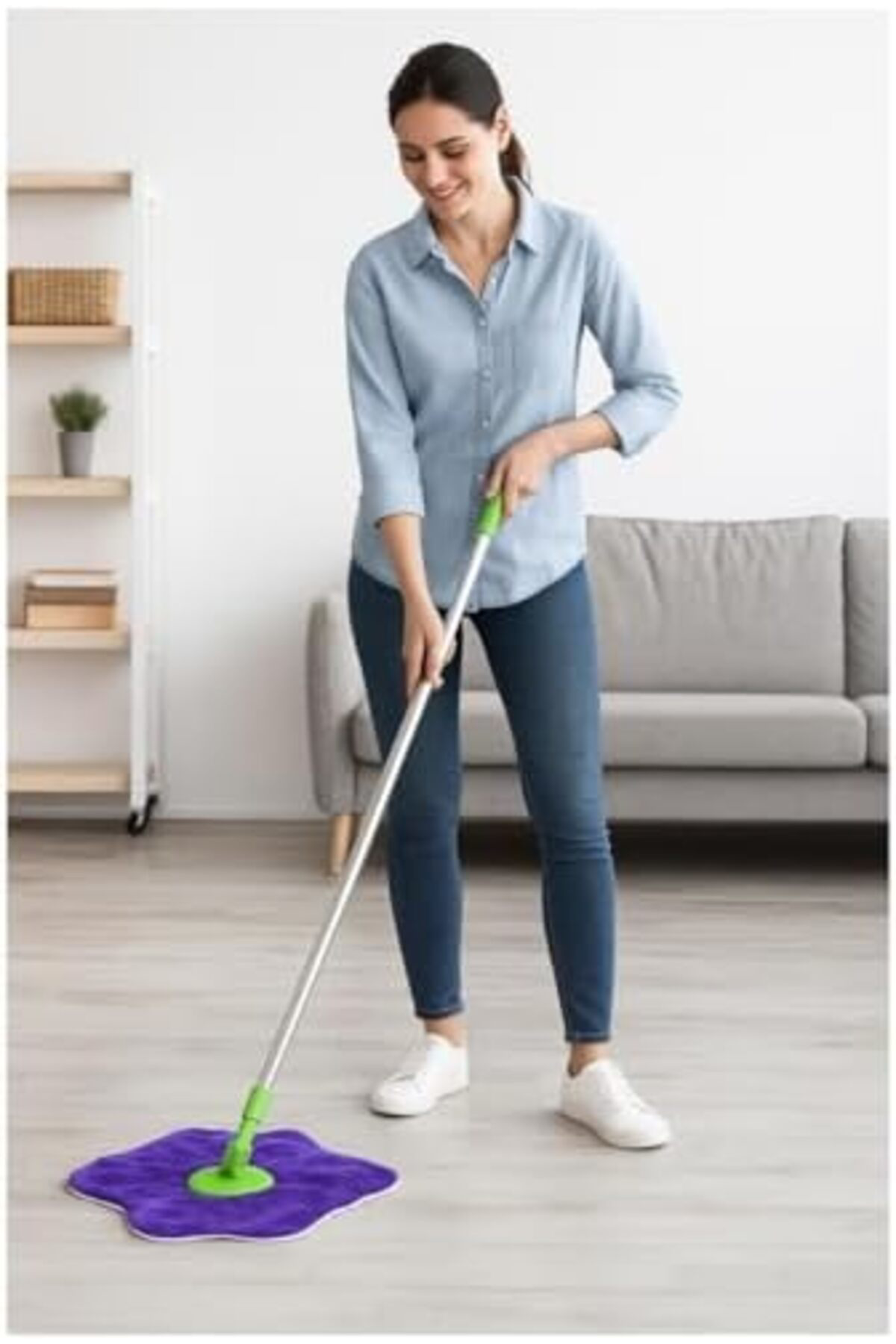 LuxShoping Mop Başlığı – Yumuşak Mikrofiber, Süper Emici, Dayanık