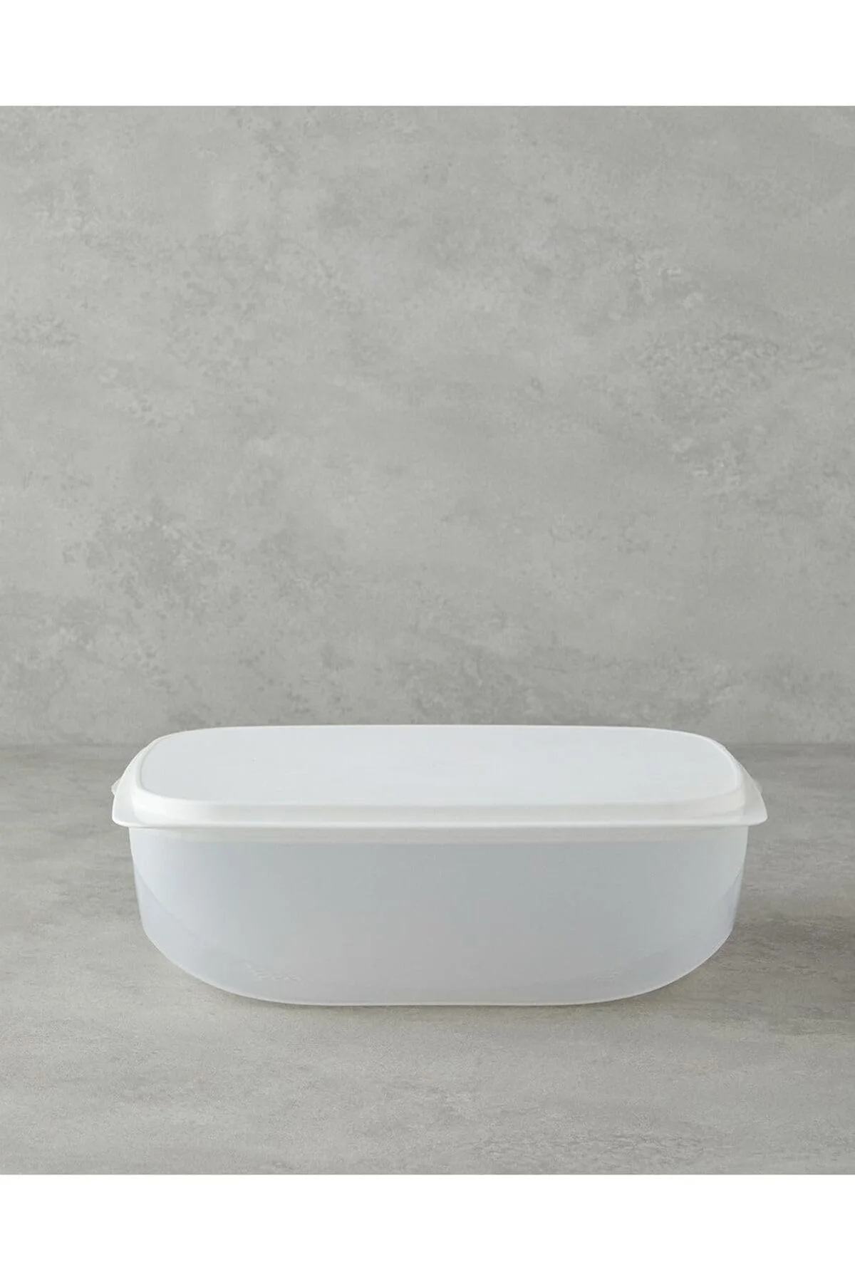 LuxShoping Morgan Plastik Saklama Kabı 30X21,5 Cm Beyaz 1142128