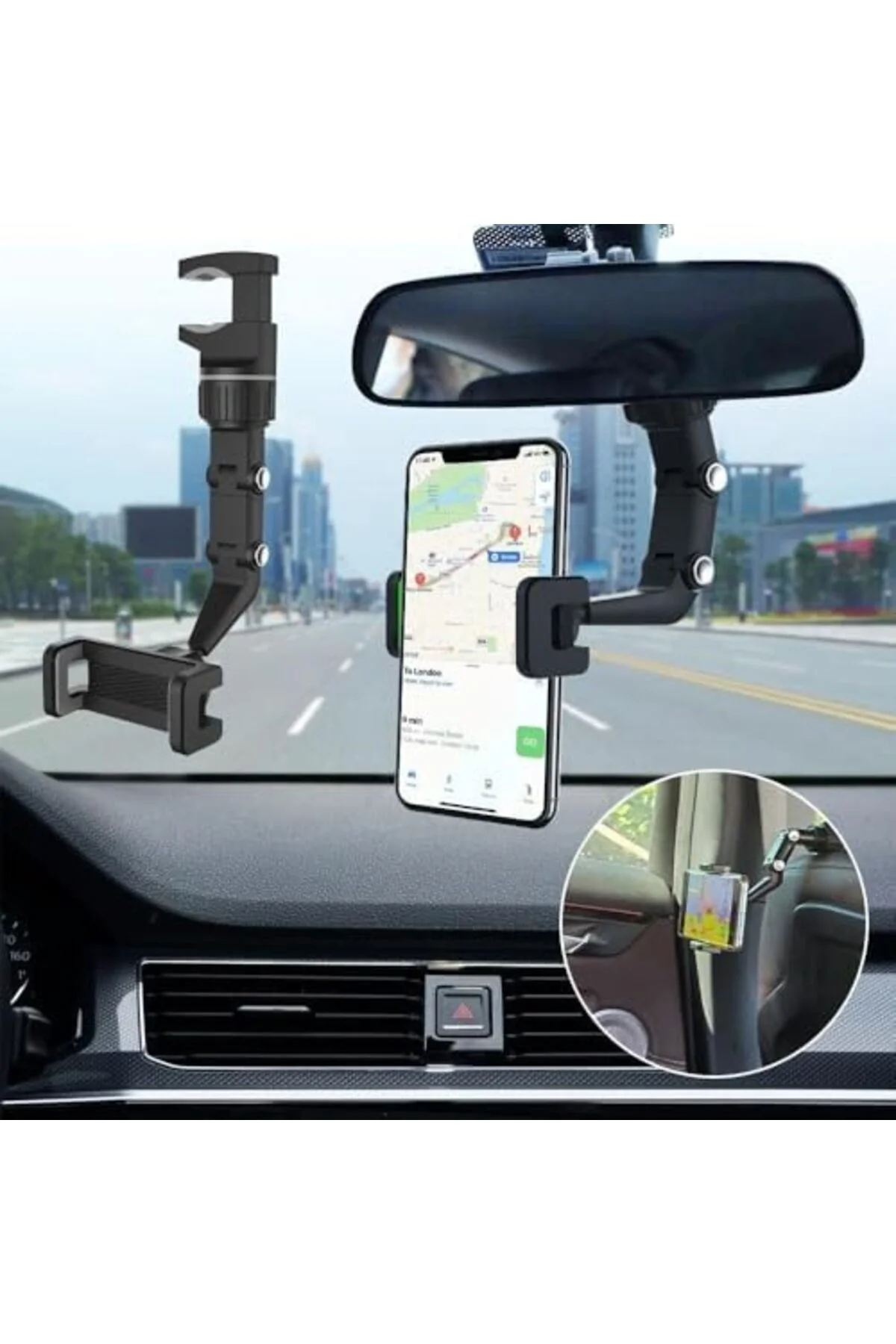 LuxShoping Multifonksiyonel 360° Derece Ayarlanabilir Araba Dikiz