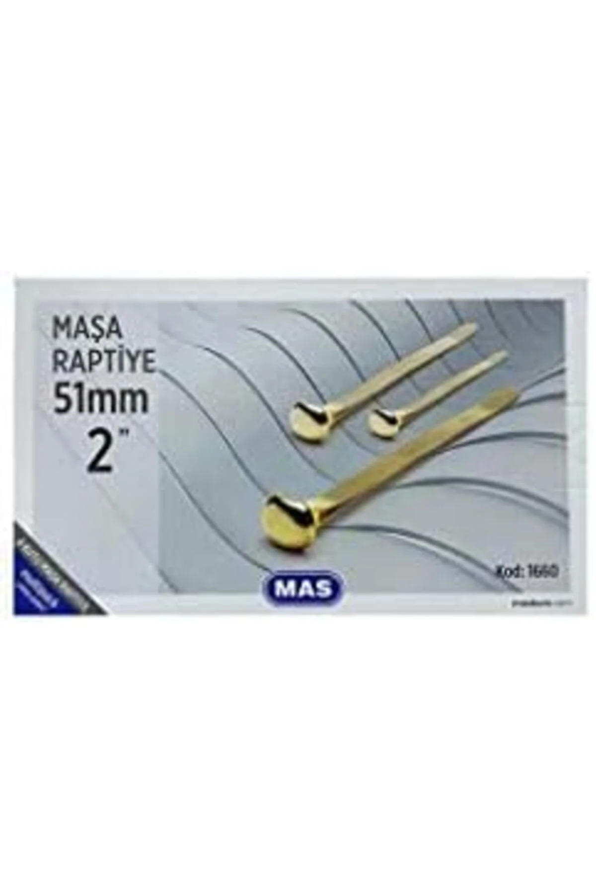 LuxShoping Multipack Maşa Raptiye 51 Milimetre No:13 4 Paket 1142