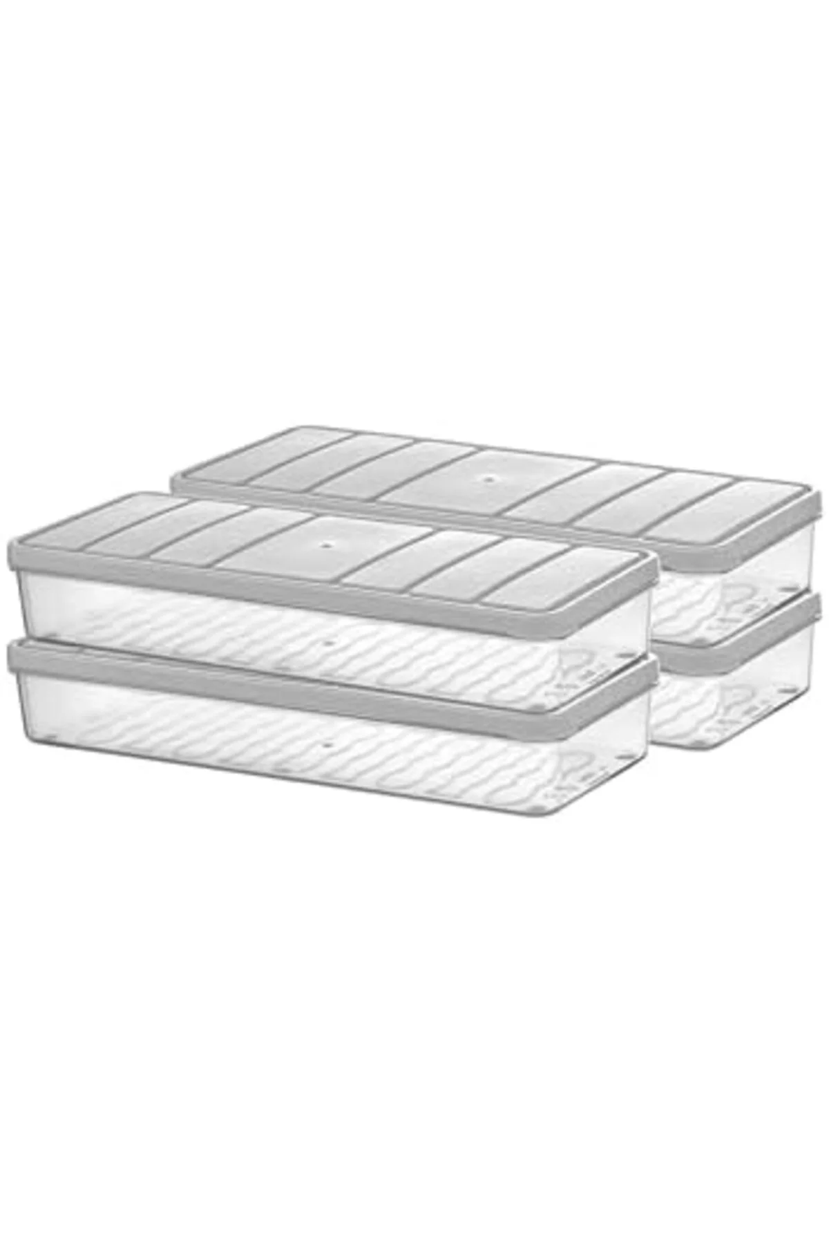 LuxShoping Nora 4'lü 1,2 lt. Küçük Boy GRİ 1142128