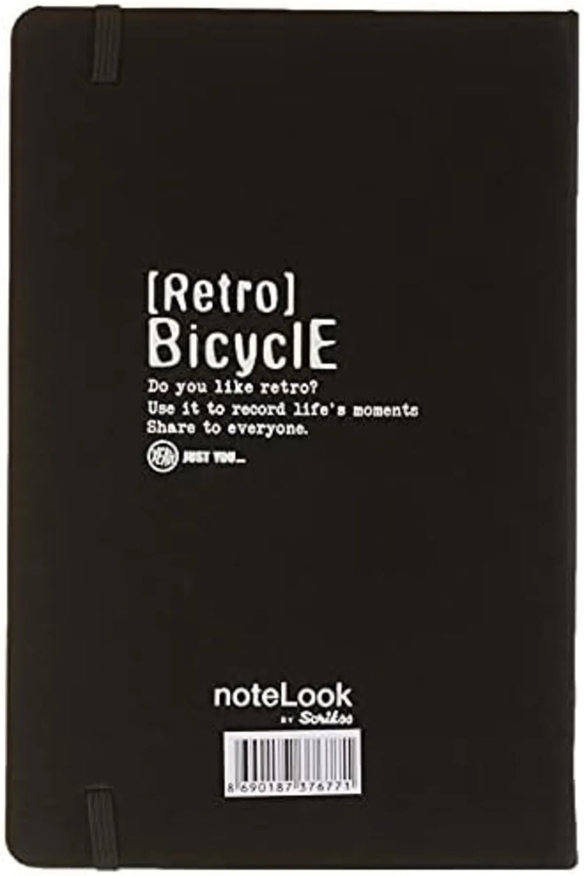 LuxShoping Notelook Tekstil Kapak Çizgili Defter A5 Beyaz 1142128