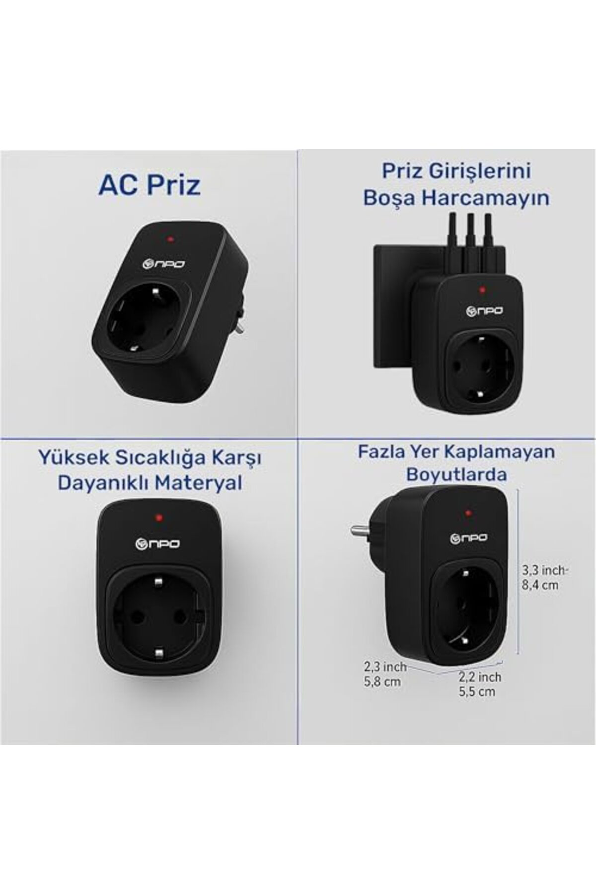 LuxShoping NPO Fulltech24 3680W Yüksek Voltaj/Akım ve Çocuk Korum