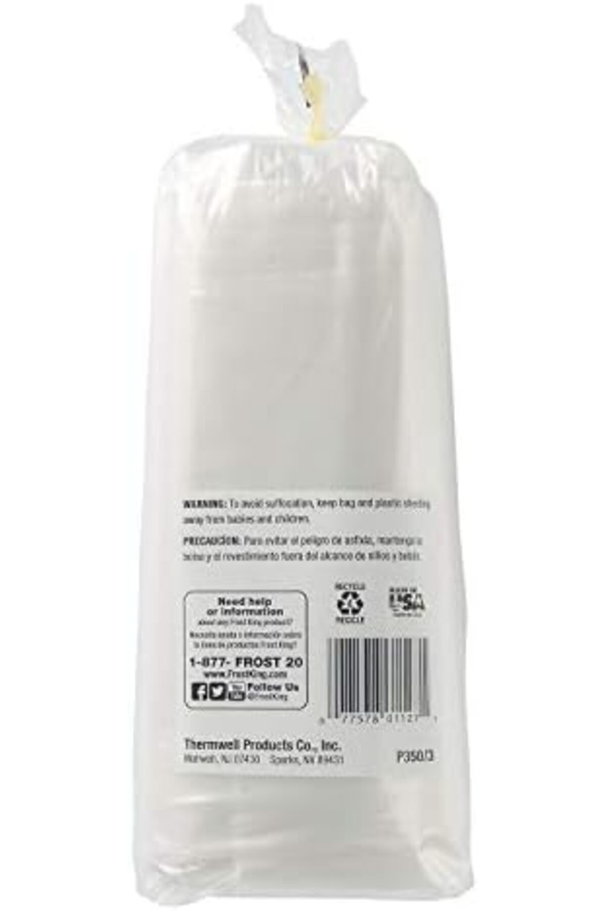 LuxShoping P350/3 Polietilen Kaplama, 3' x 50' x 3 mil, Şeffaf 11