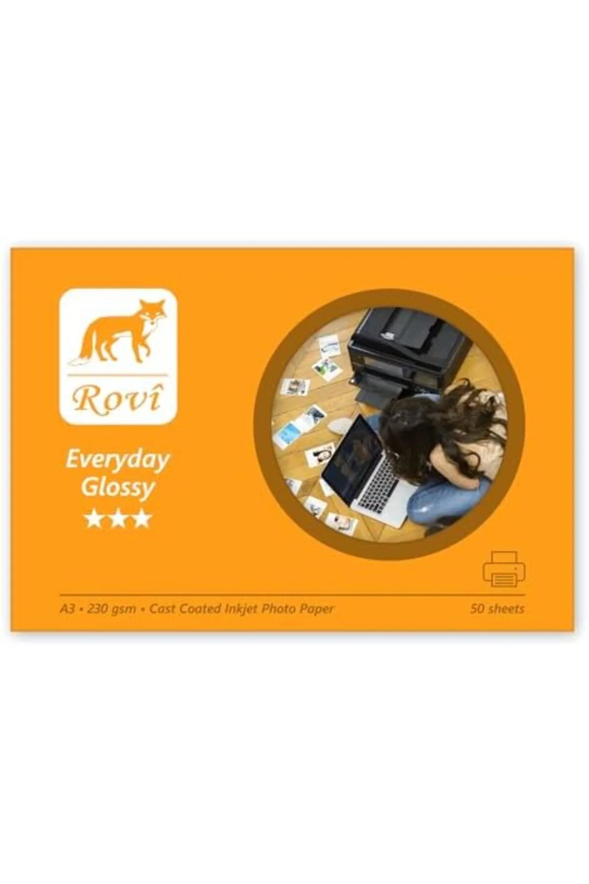 LuxShoping Parlak Fotoğraf Kağıdı 230gsm 50yp A3 1142128