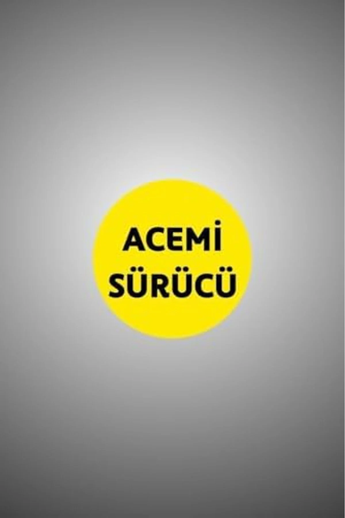 LuxShoping Parti Tasarla Acemi Sürücü Yazılı Oto 15x15 Cm Sarı ze