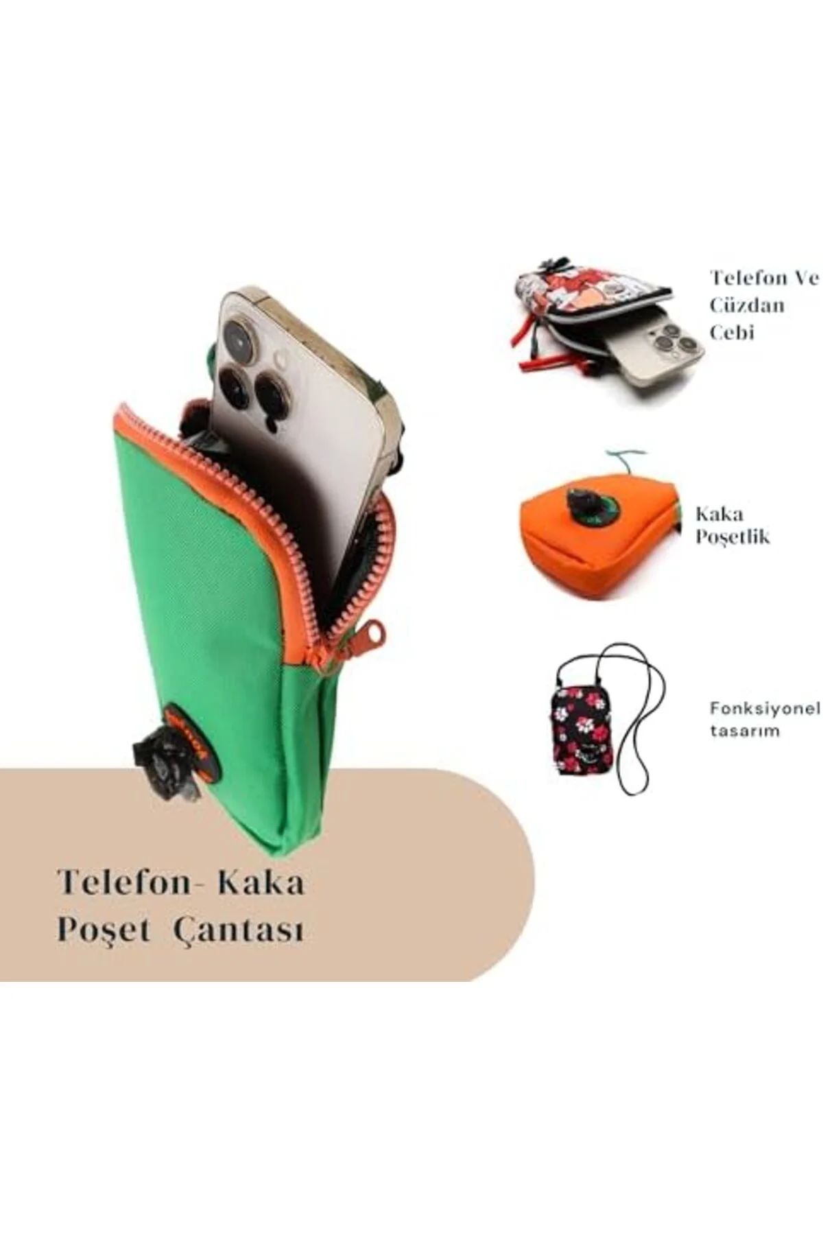LuxShoping Pawlook Cep Telefonu Çantası –Dışkı Poşeti, Fermuarlı, LuxShoping Pawlook Cep Telefonu Çantası –Dışkı Poşeti, Fermuarlı,